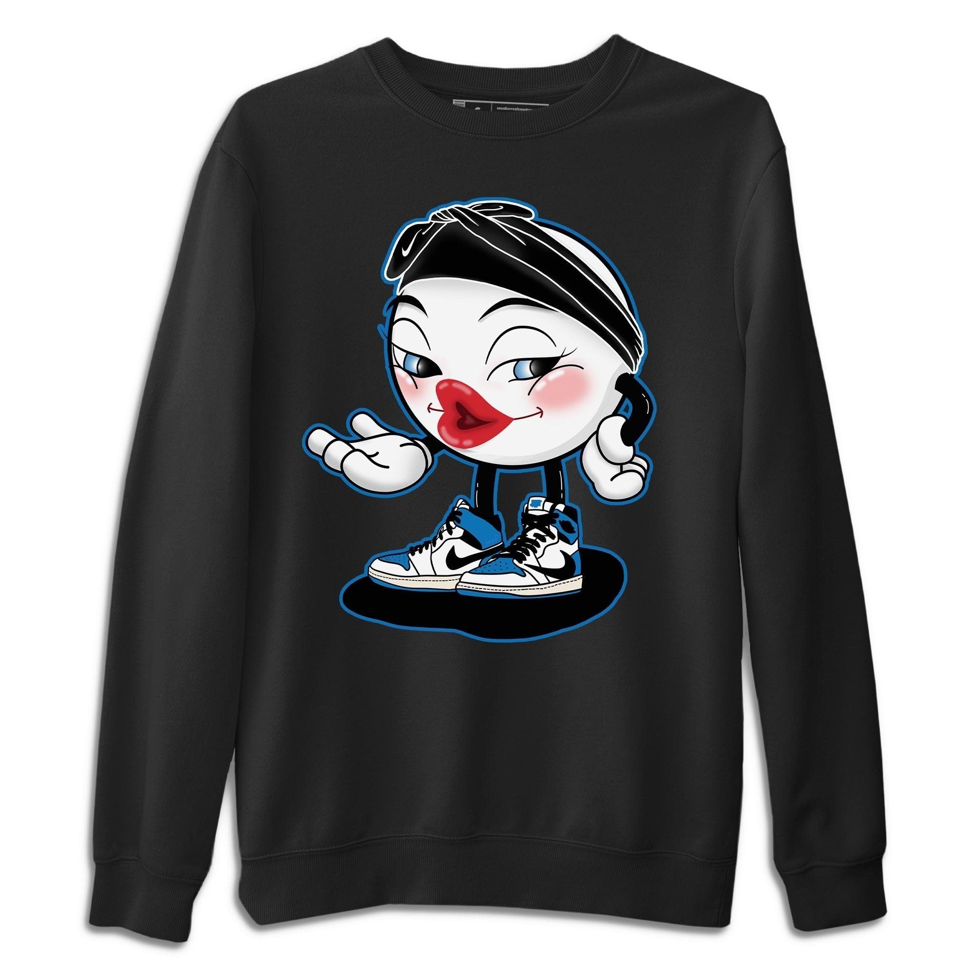 Jordan 1 Travis Scott Fragment Shirt To Match Jordans Sexy Emoji Sneaker Tees Jordan 1 Travis Scott Fragment Drip Gear Zone Sneaker Matching Clothing Unisex Shirts