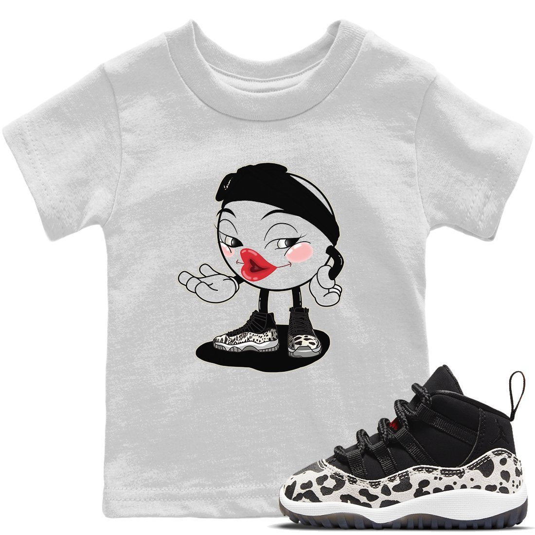Jordan 11 Animal Instinct Sneaker Matching T-Shirt Sexy Emoji Sneaker Tees Jordan 11 Animal Instinct Sneaker Release Tees Kids Shirts