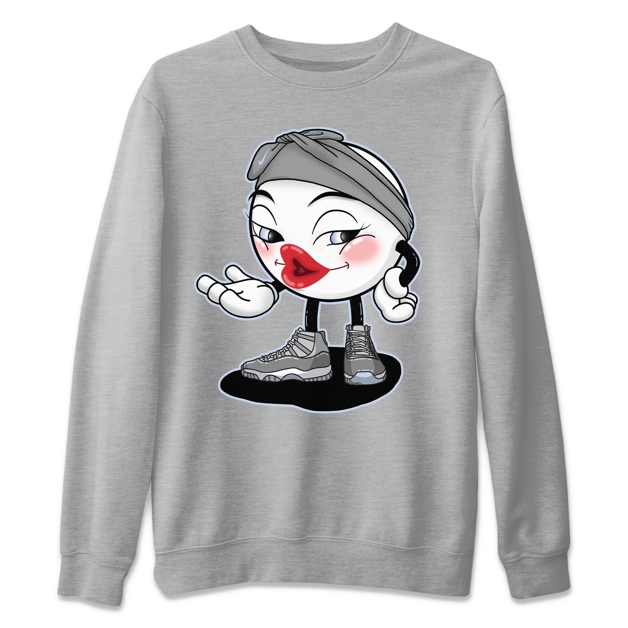 Jordan 11 Cool Grey Shirt To Match Jordans Sexy Emoji Sneaker Tees Jordan 11 Cool Grey Drip Gear Zone Sneaker Matching Clothing Unisex Shirts