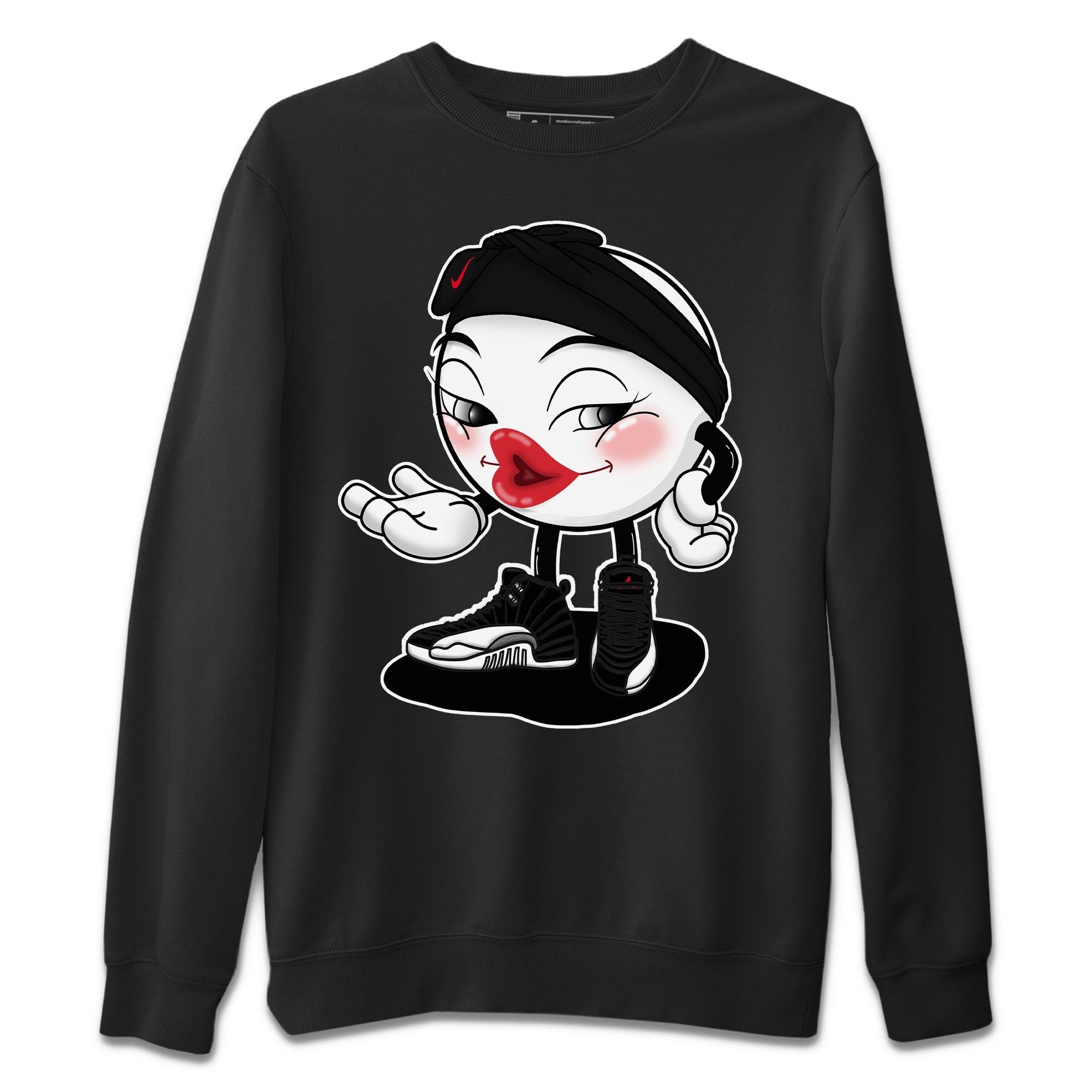 Jordan 12 Playoffs Shirt To Match Jordans Sexy Emoji Sneaker Tees Jordan 12 Playoffs Drip Gear Zone Sneaker Matching Clothing Unisex Shirts