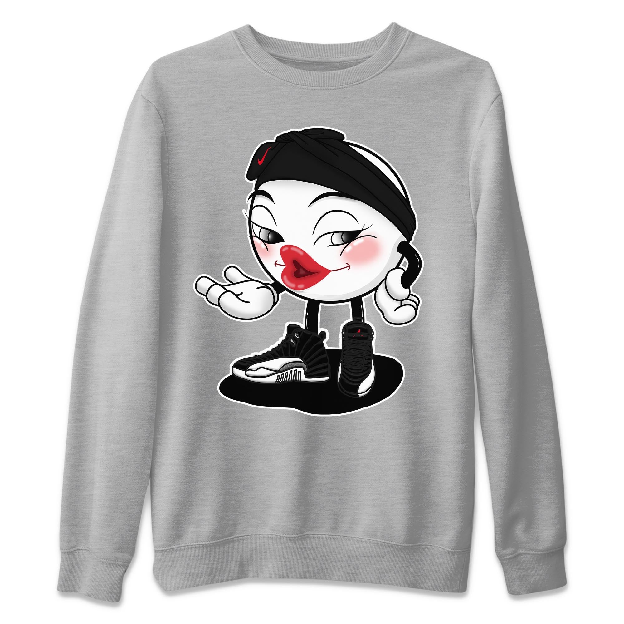 Jordan 12 Playoffs Shirt To Match Jordans Sexy Emoji Sneaker Tees Jordan 12 Playoffs Drip Gear Zone Sneaker Matching Clothing Unisex Shirts