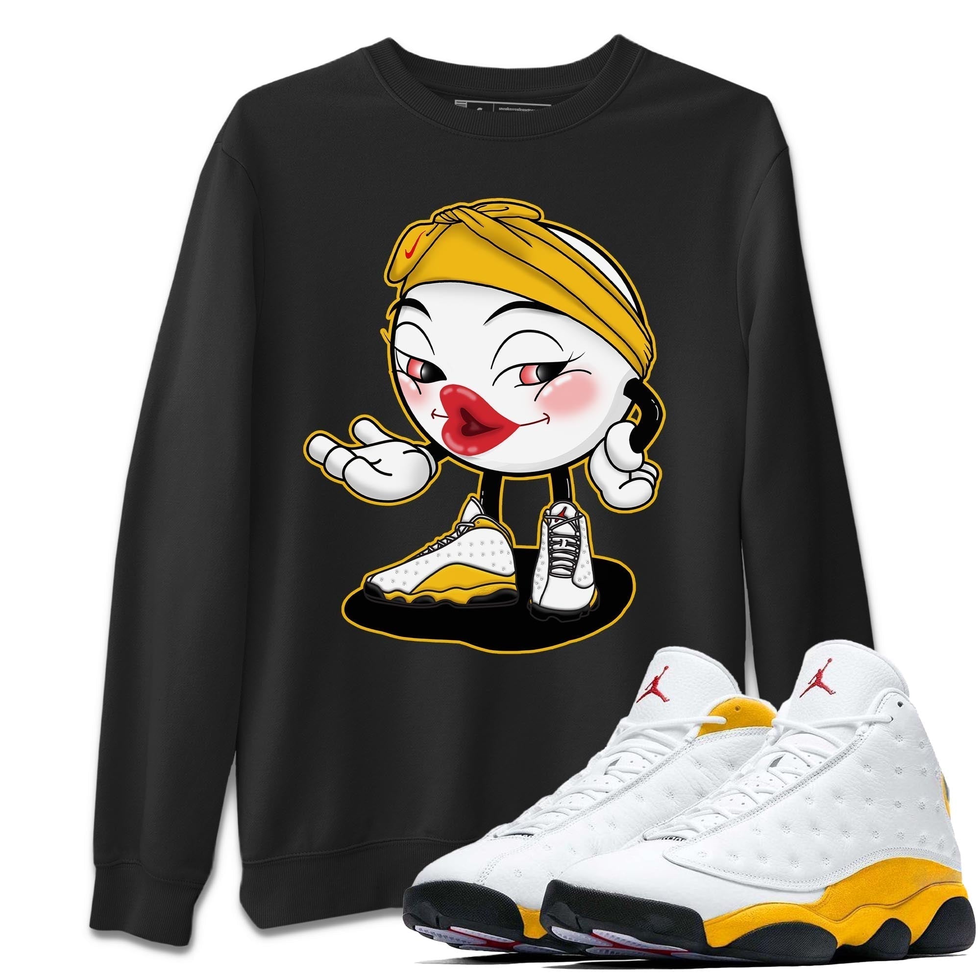 Jordan 13 Del Sol Shirt To Match Jordans Sexy Emoji Sneaker Tees Jordan 13 Del Sol Drip Gear Zone Sneaker Matching Clothing Unisex Shirts