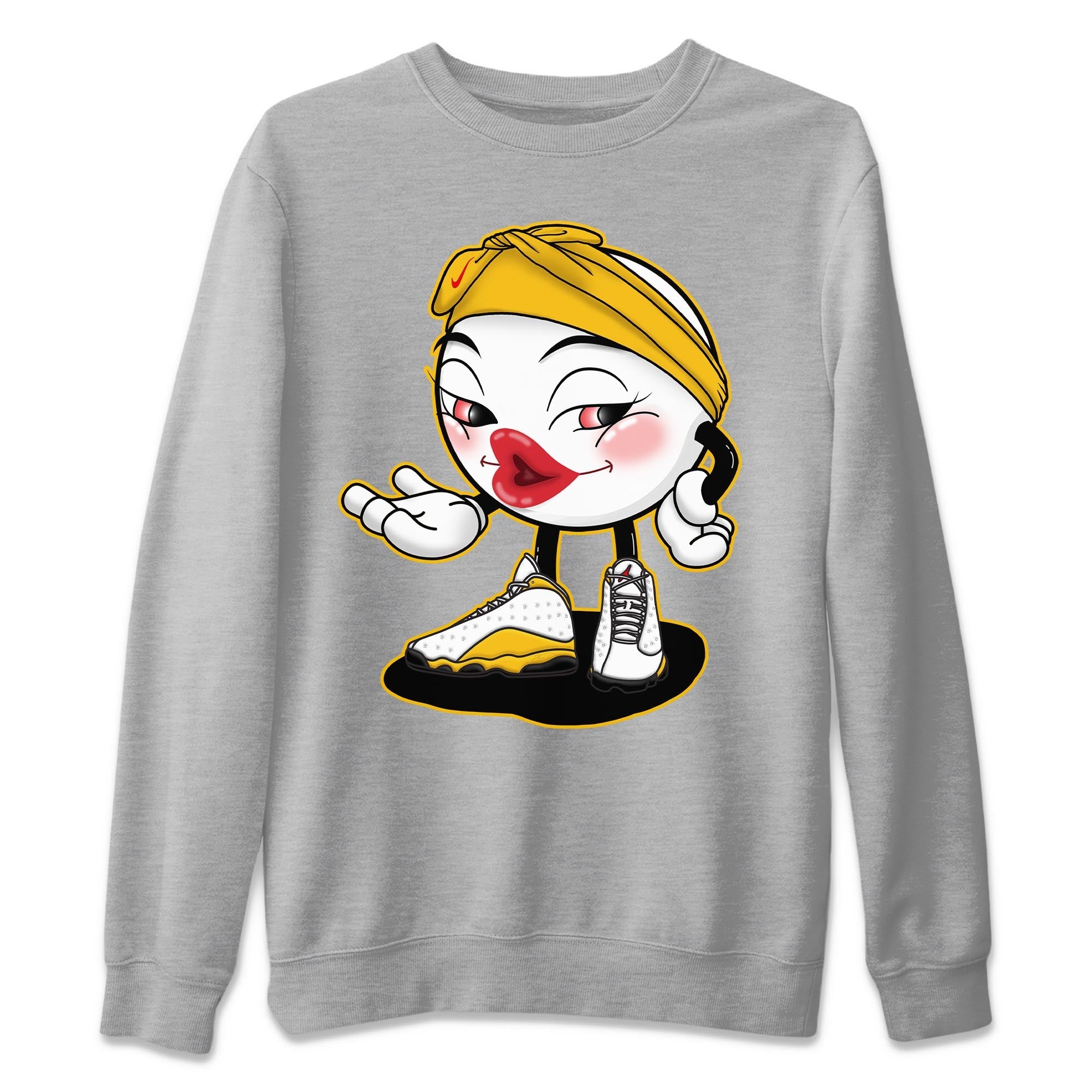 Jordan 13 Del Sol Shirt To Match Jordans Sexy Emoji Sneaker Tees Jordan 13 Del Sol Drip Gear Zone Sneaker Matching Clothing Unisex Shirts