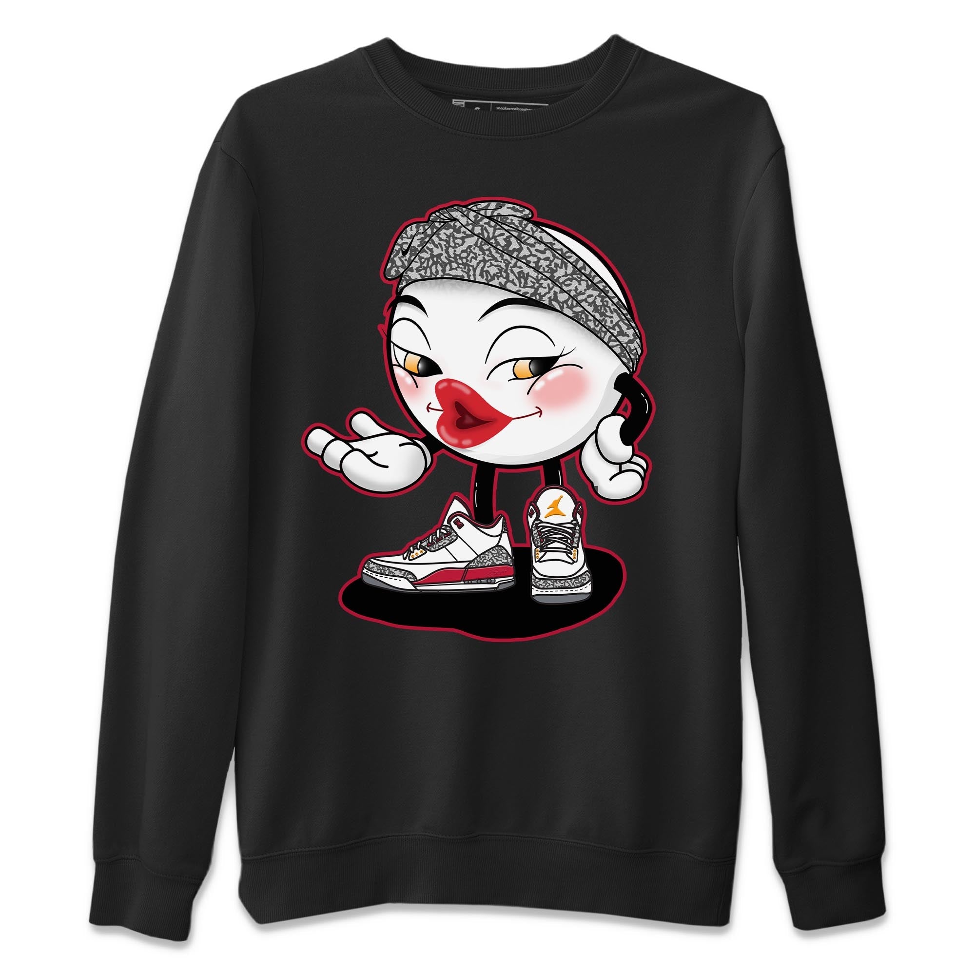 Jordan 3 Cardinal Shirt To Match Jordans Sexy Emoji Sneaker Tees Jordan 3 Cardinal Drip Gear Zone Sneaker Matching Clothing Unisex Shirts