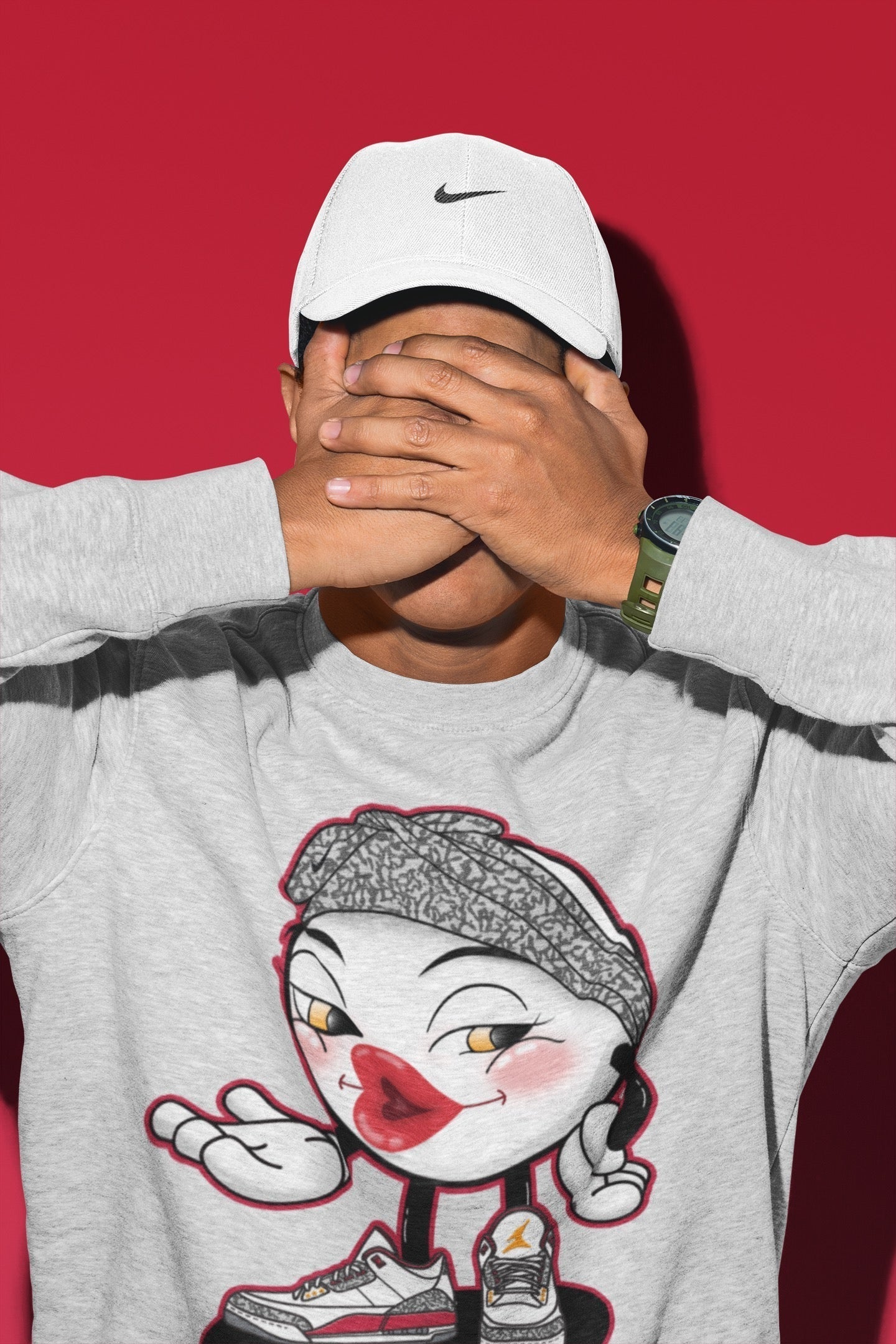 Jordan 3 Cardinal Shirt To Match Jordans Sexy Emoji Sneaker Tees Jordan 3 Cardinal Drip Gear Zone Sneaker Matching Clothing Unisex Shirts