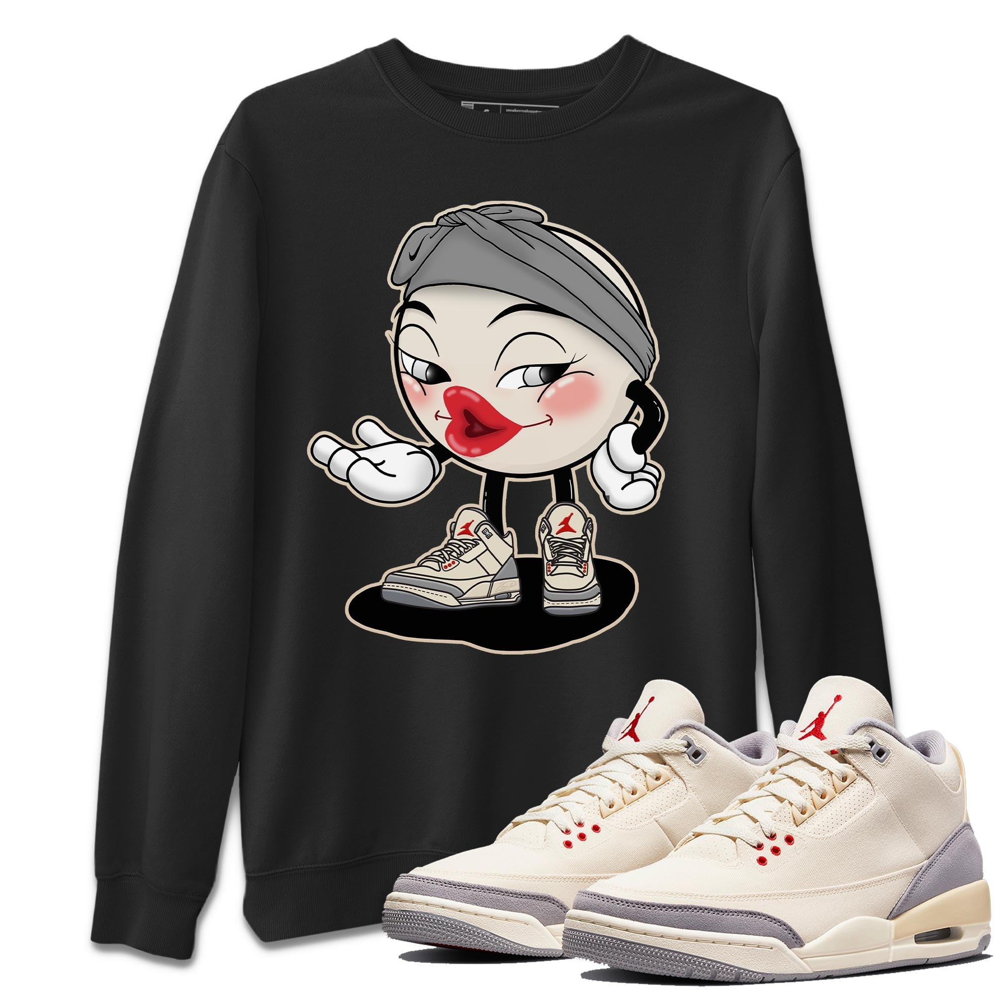 Jordan 3 Muslin Shirt To Match Jordans Sexy Emoji Sneaker Tees Jordan 3 Muslin Drip Gear Zone Sneaker Matching Clothing Unisex Shirts