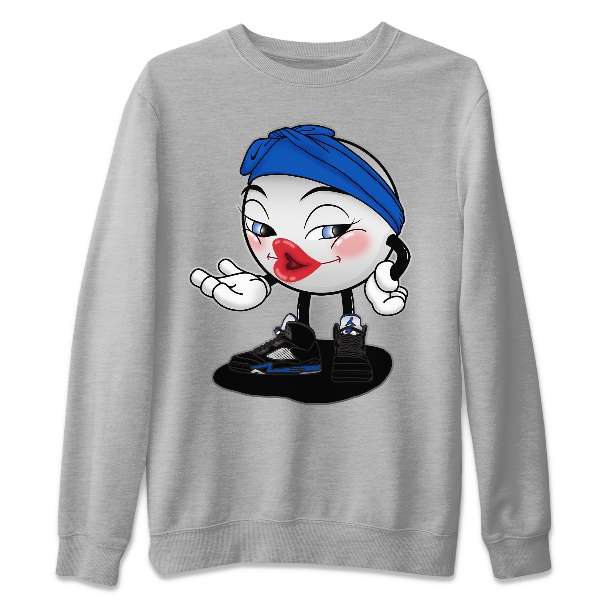 Jordan 5 Racer Blue Shirt To Match Jordans Sexy Emoji Sneaker Tees Jordan 5 Racer Blue Drip Gear Zone Sneaker Matching Clothing Unisex Shirts