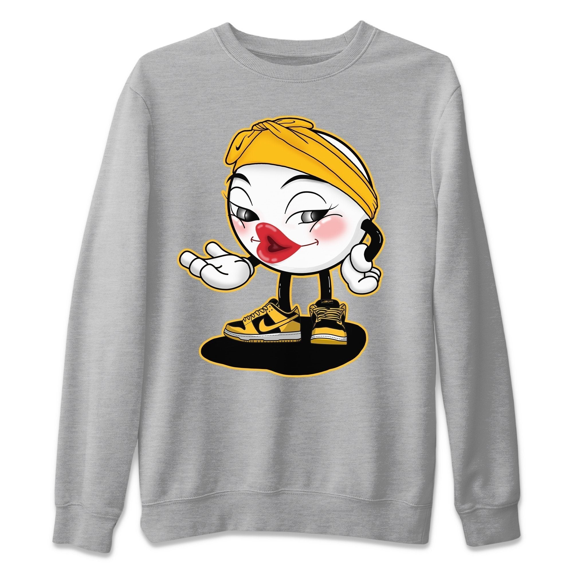 Dunk Championship Goldenrod Sneaker Match Tees Sexy Emoji Sneaker Tees Dunk Championship Goldenrod Jordan to match sneaker T-Shirt Crew Neck Shirts