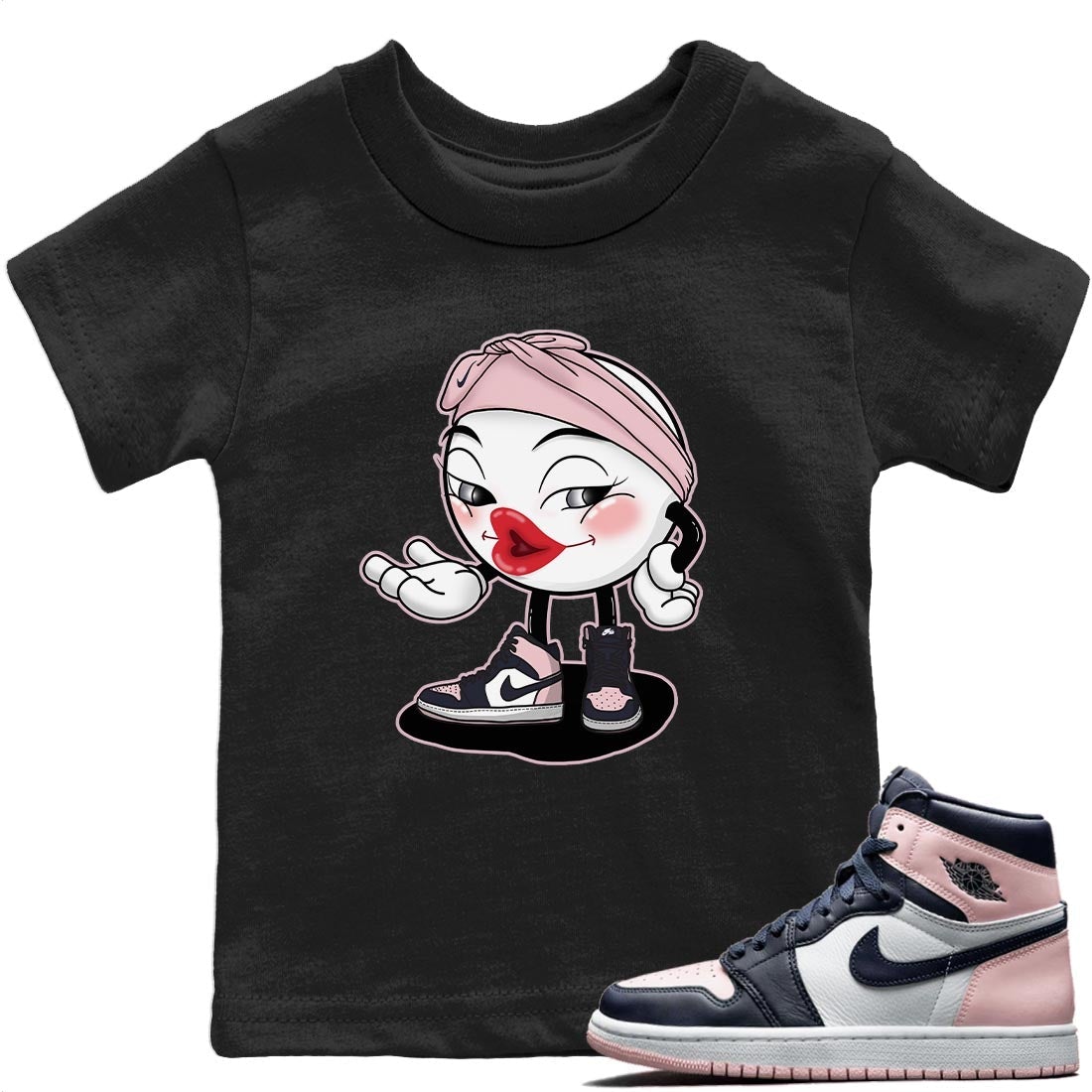 Jordan 1 Atmosphere Sneaker Match Tees Sexy Emoji Sneaker Tees Jordan 1 Atmosphere Jordan to match sneaker T-Shirt Kids Shirts
