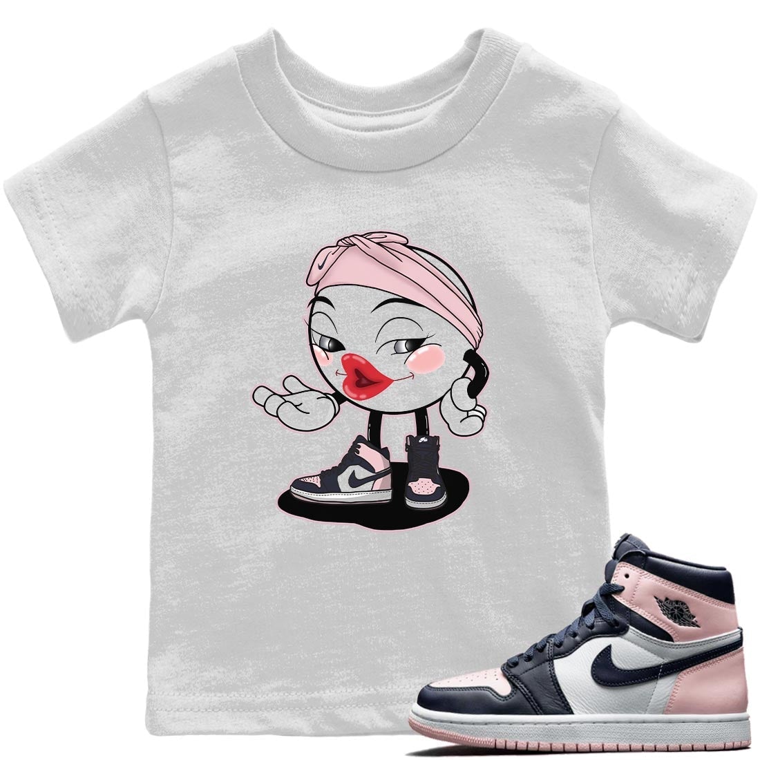 Jordan 1 Atmosphere Sneaker Match Tees Sexy Emoji Sneaker Tees Jordan 1 Atmosphere Jordan to match sneaker T-Shirt Kids Shirts