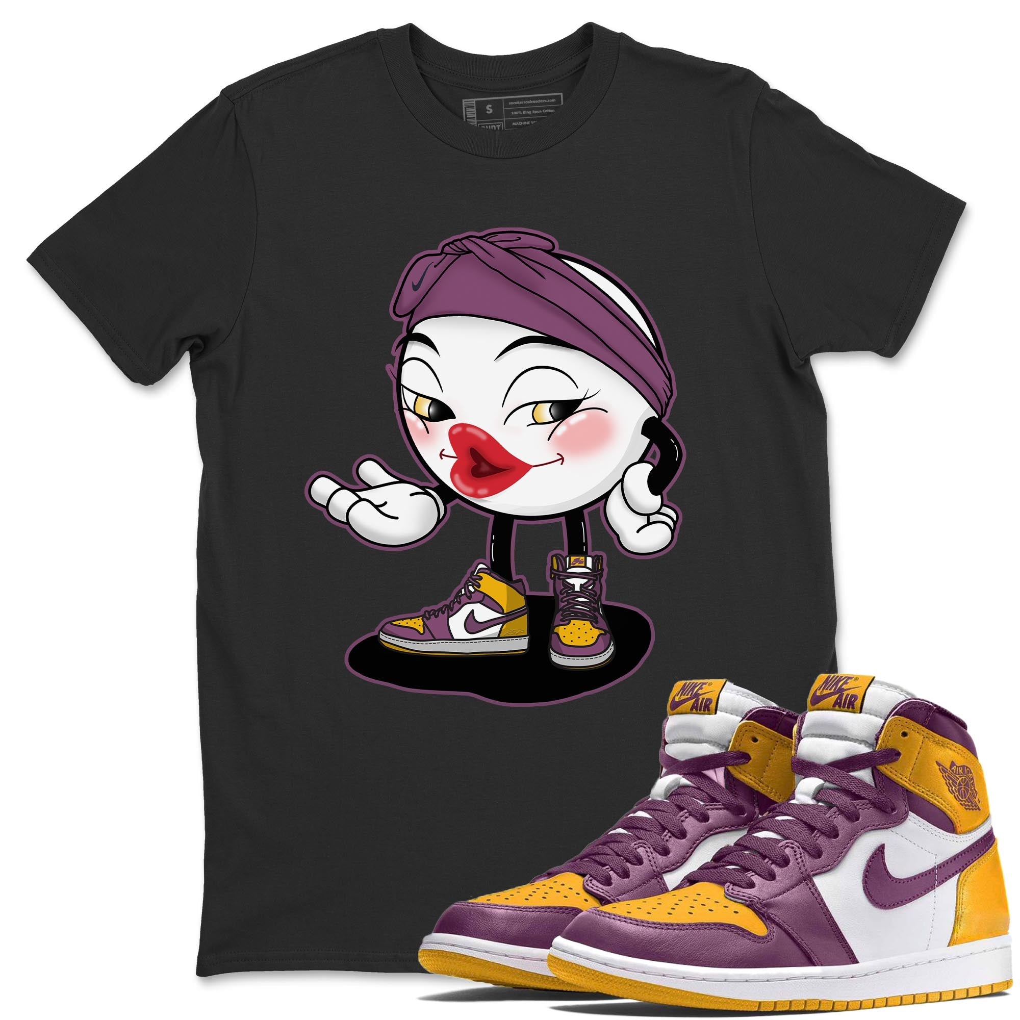 Jordan 1 Brotherhood Sneaker Matching T-Shirt Sexy Emoji Sneaker Tees Jordan 1 Brotherhood Sneaker Release Tees Crew Neck Tees