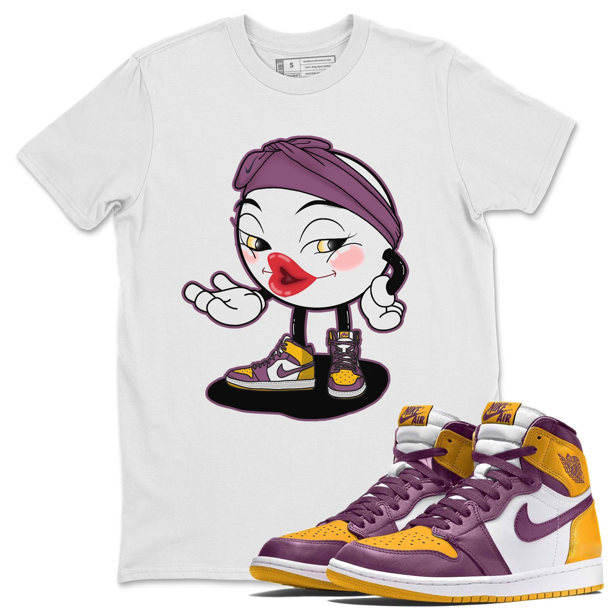 Jordan 1 Brotherhood Sneaker Matching T-Shirt Sexy Emoji Sneaker Tees Jordan 1 Brotherhood Sneaker Release Tees Crew Neck Tees