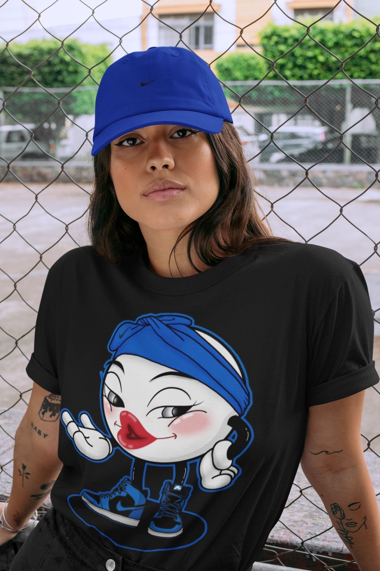 Jordan 1 Dark Marina Blue Sneaker Matching T-Shirt Sexy Emoji Sneaker Tees Jordan 1 Dark Marina Blue Sneaker Release Tees Crew Neck Tees