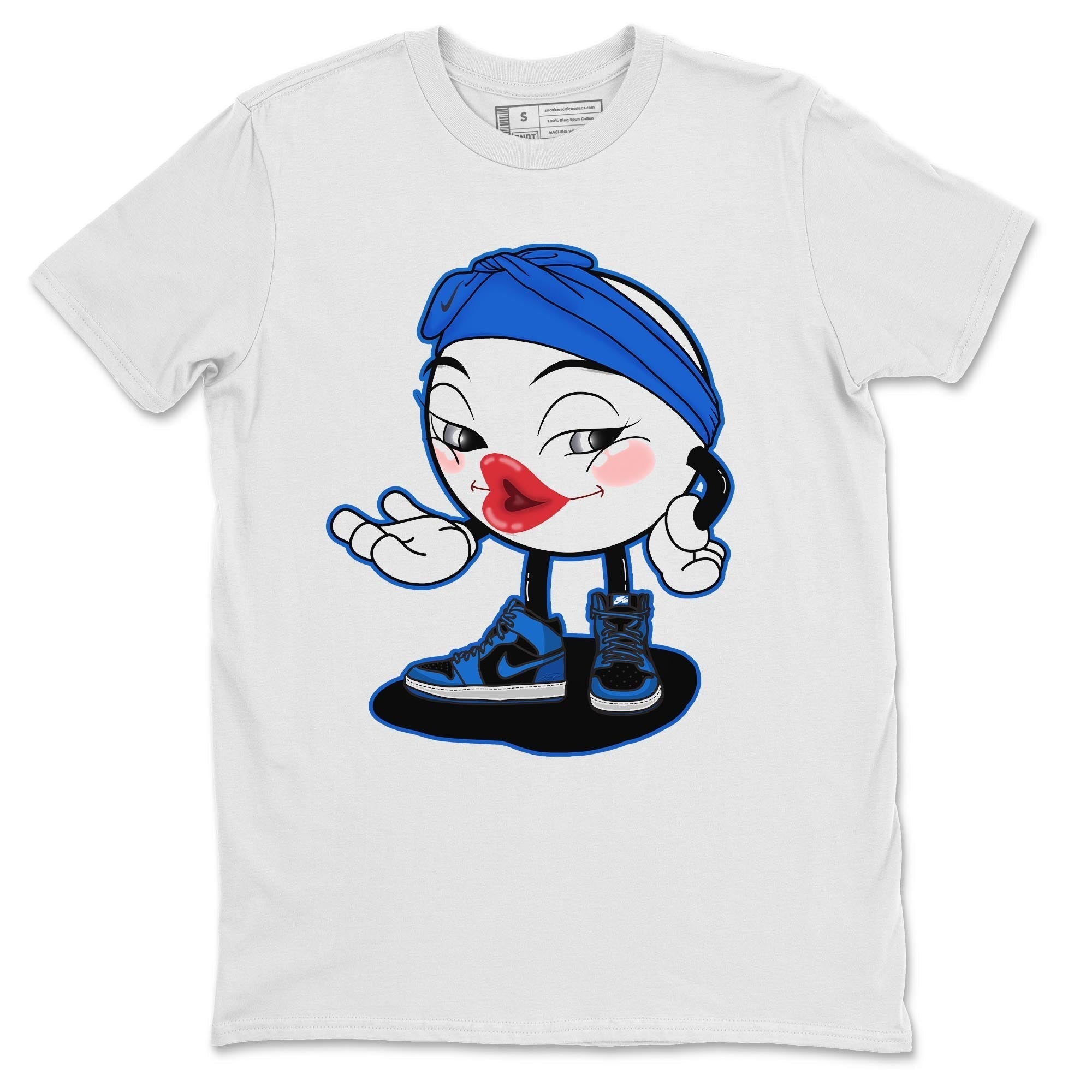 Jordan 1 Dark Marina Blue Sneaker Matching T-Shirt Sexy Emoji Sneaker Tees Jordan 1 Dark Marina Blue Sneaker Release Tees Crew Neck Tees