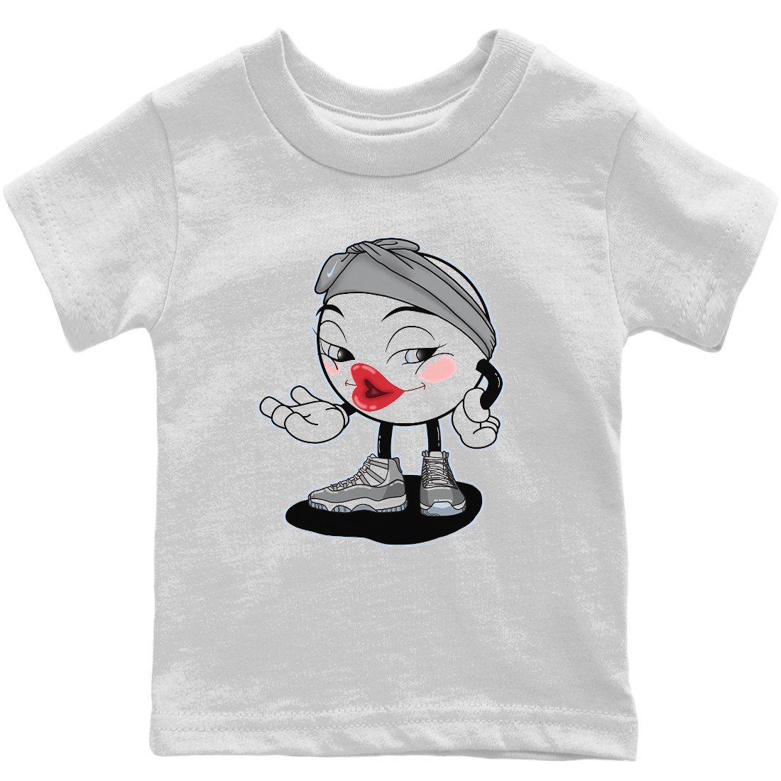 Jordan 11 Cool Grey Sneaker Matching T-Shirt Sexy Emoji Sneaker Tees Jordan 11 Cool Grey Sneaker Release Tees Kids Shirts