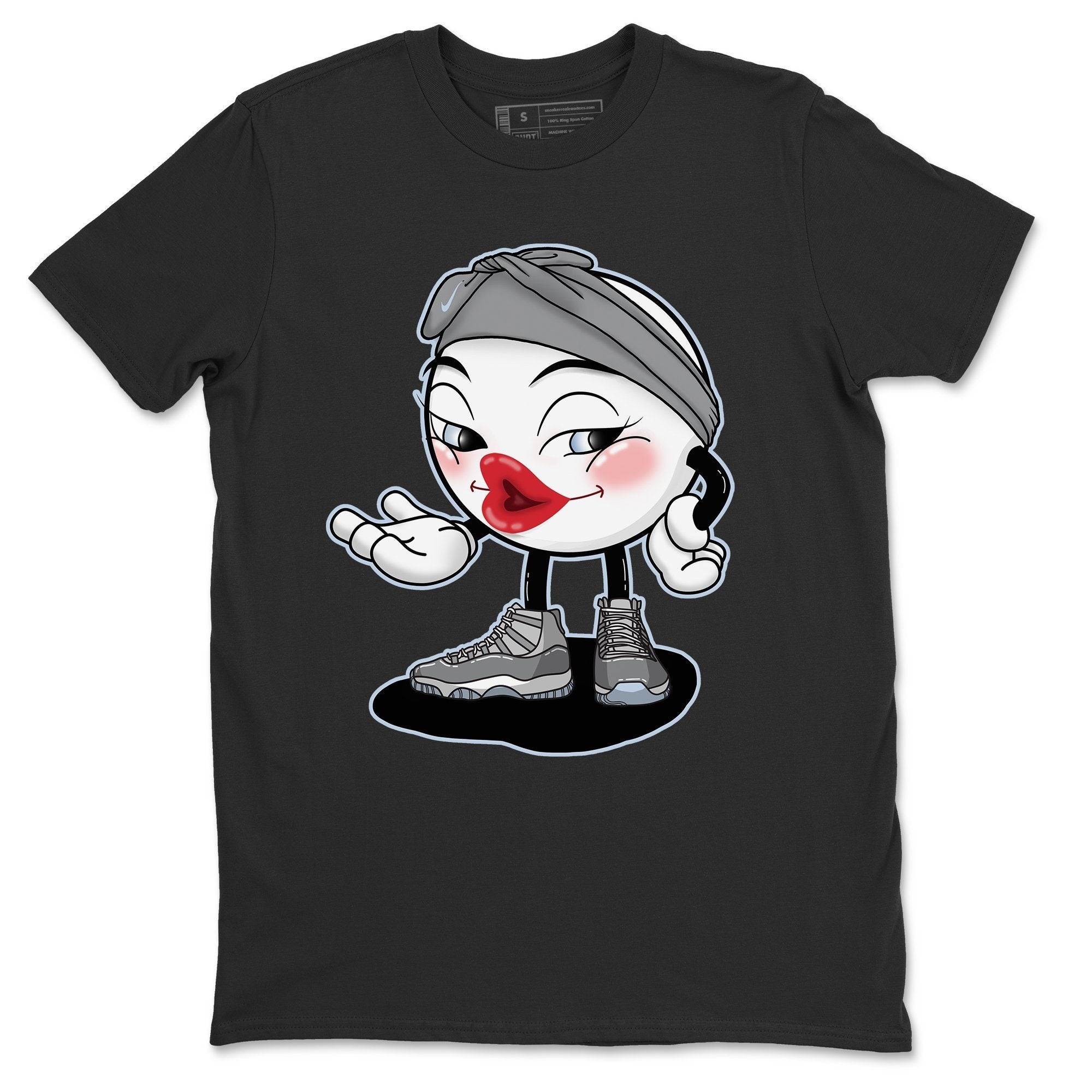 Jordan 11 Cool Grey Shirt To Match Jordans Sexy Emoji Sneaker Tees Jordan 11 Cool Grey Drip Gear Zone Sneaker Matching Clothing Unisex Shirts