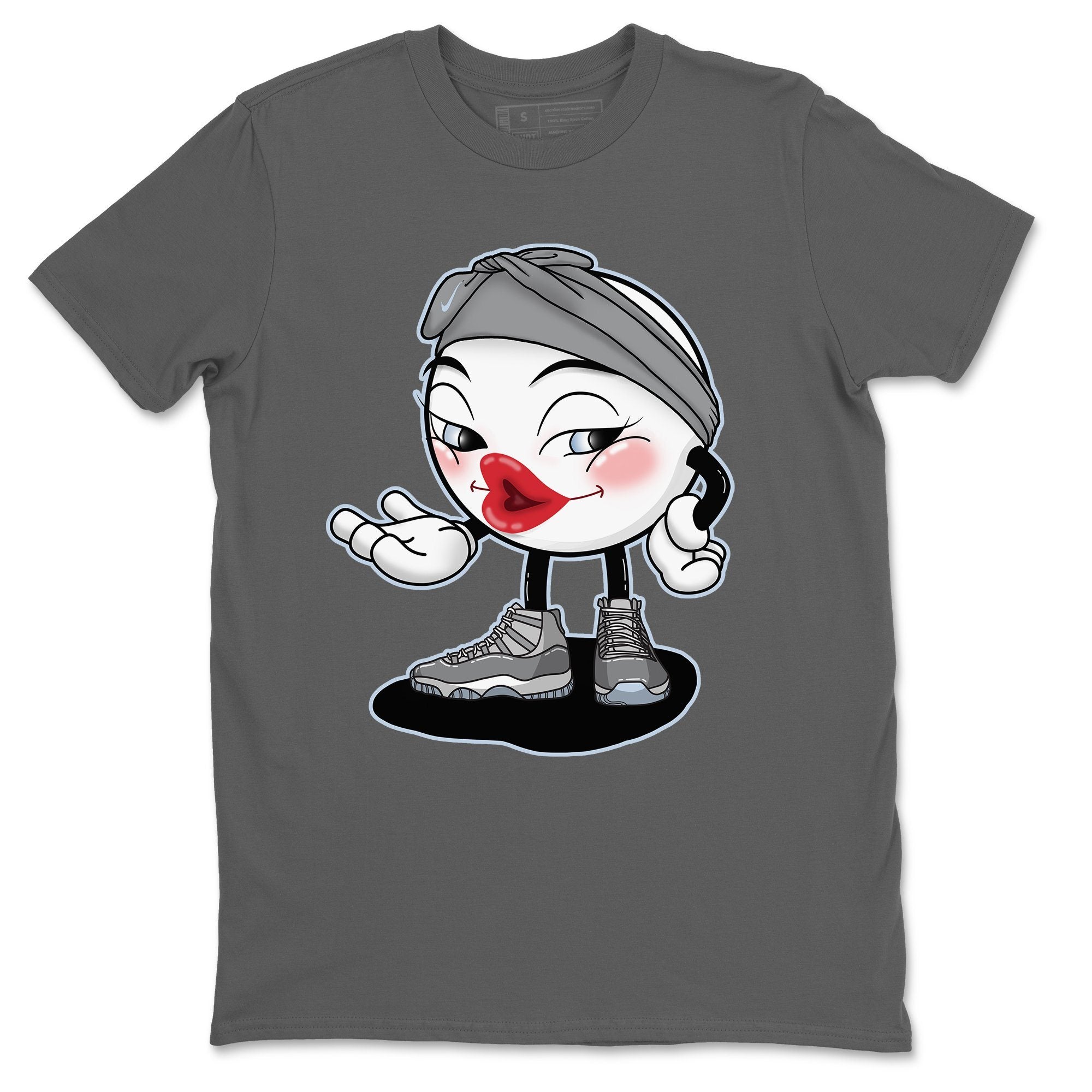 Jordan 11 Cool Grey Shirt To Match Jordans Sexy Emoji Sneaker Tees Jordan 11 Cool Grey Drip Gear Zone Sneaker Matching Clothing Unisex Shirts