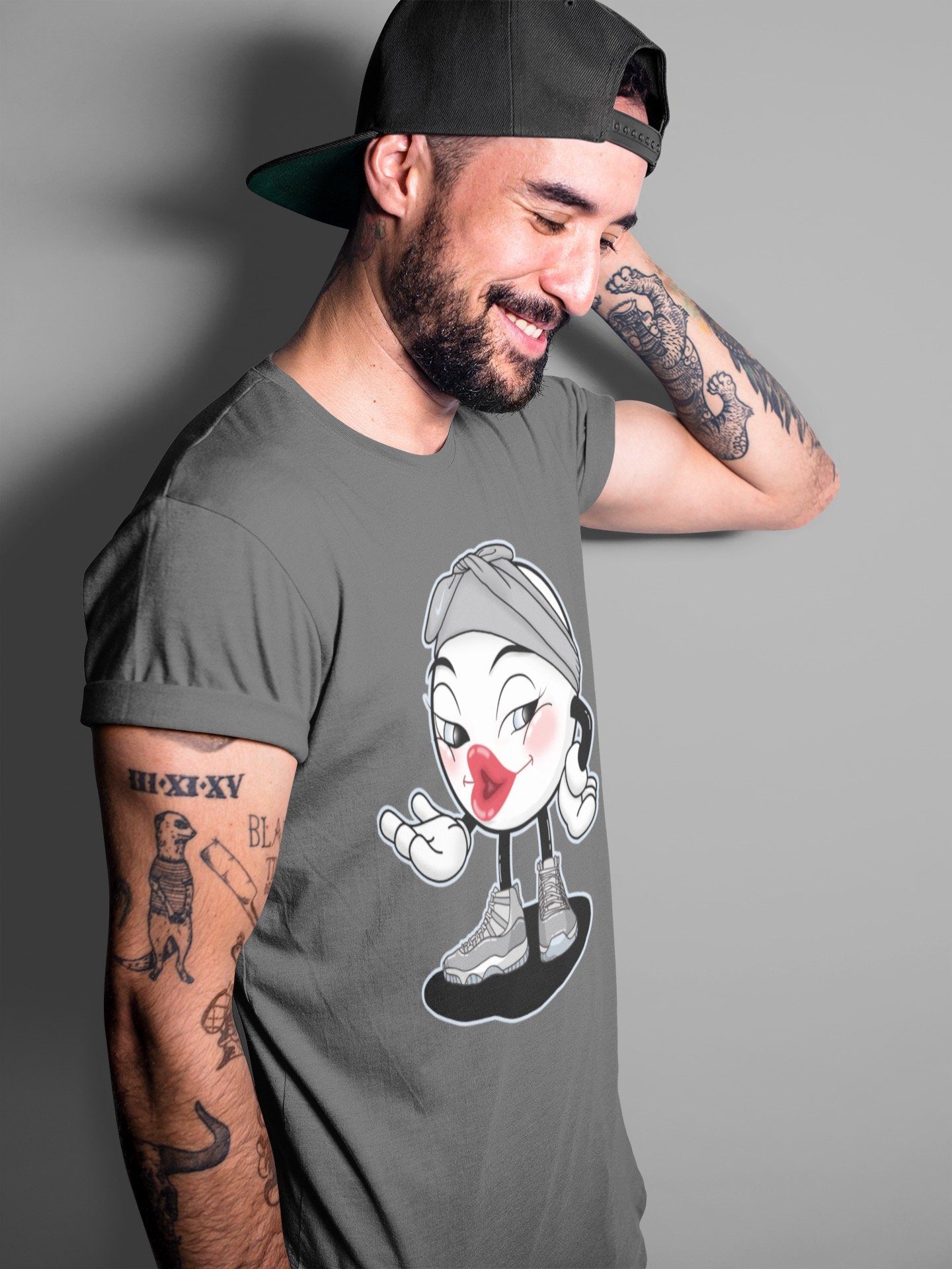 Jordan 11 Cool Grey Shirt To Match Jordans Sexy Emoji Sneaker Tees Jordan 11 Cool Grey Drip Gear Zone Sneaker Matching Clothing Unisex Shirts