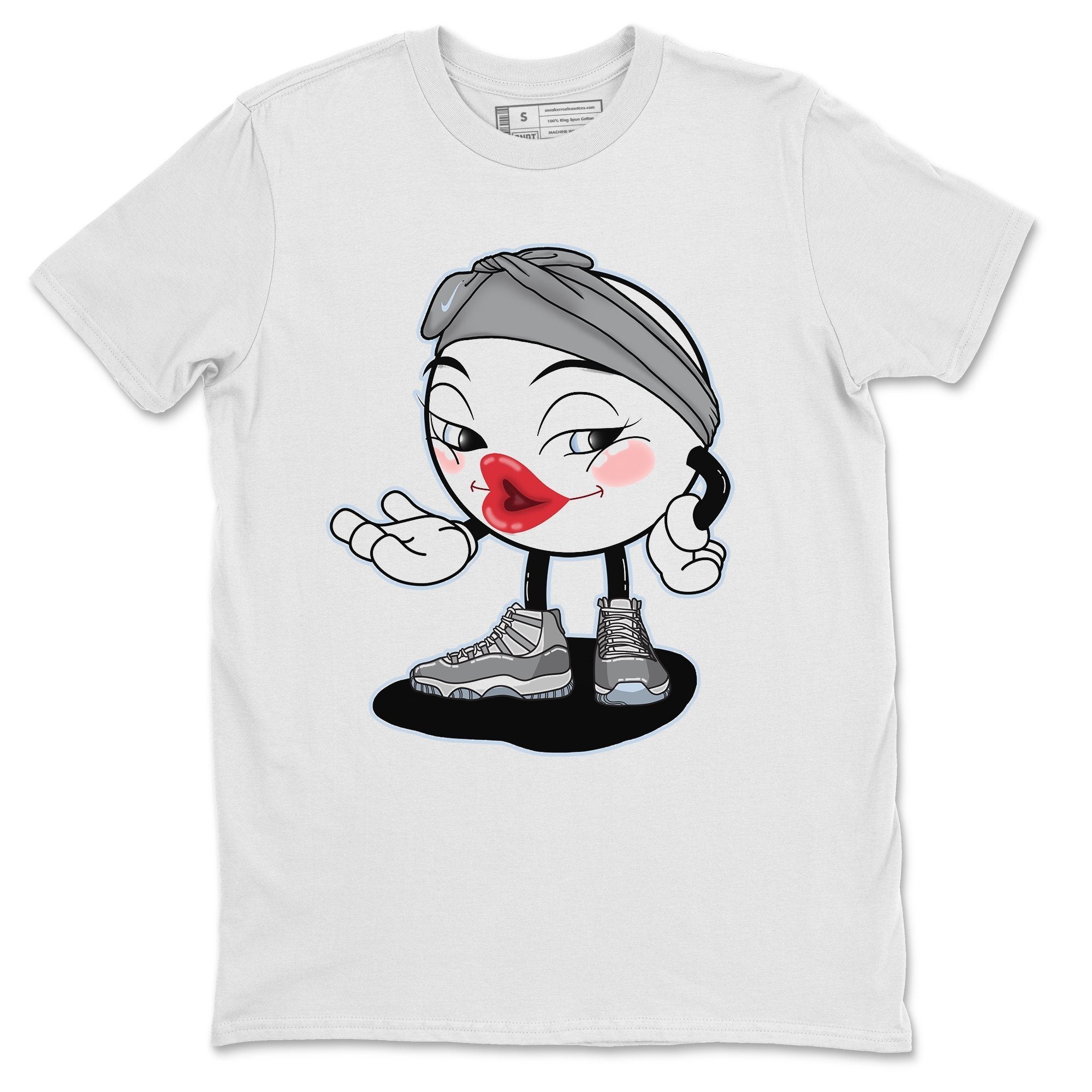 Jordan 11 Cool Grey Shirt To Match Jordans Sexy Emoji Sneaker Tees Jordan 11 Cool Grey Drip Gear Zone Sneaker Matching Clothing Unisex Shirts