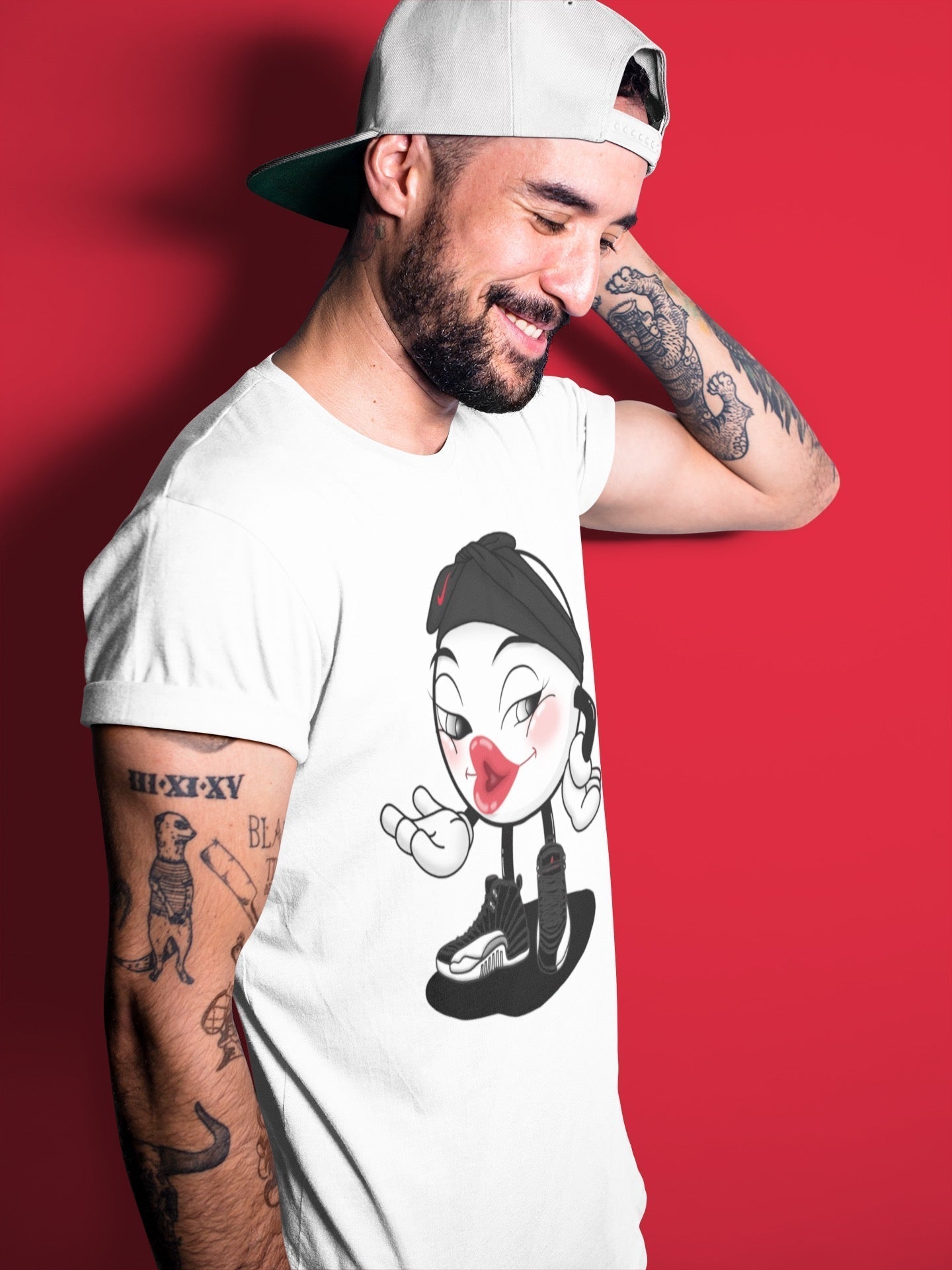 Jordan 12 Playoffs Shirt To Match Jordans Sexy Emoji Sneaker Tees Jordan 12 Playoffs Drip Gear Zone Sneaker Matching Clothing Unisex Shirts