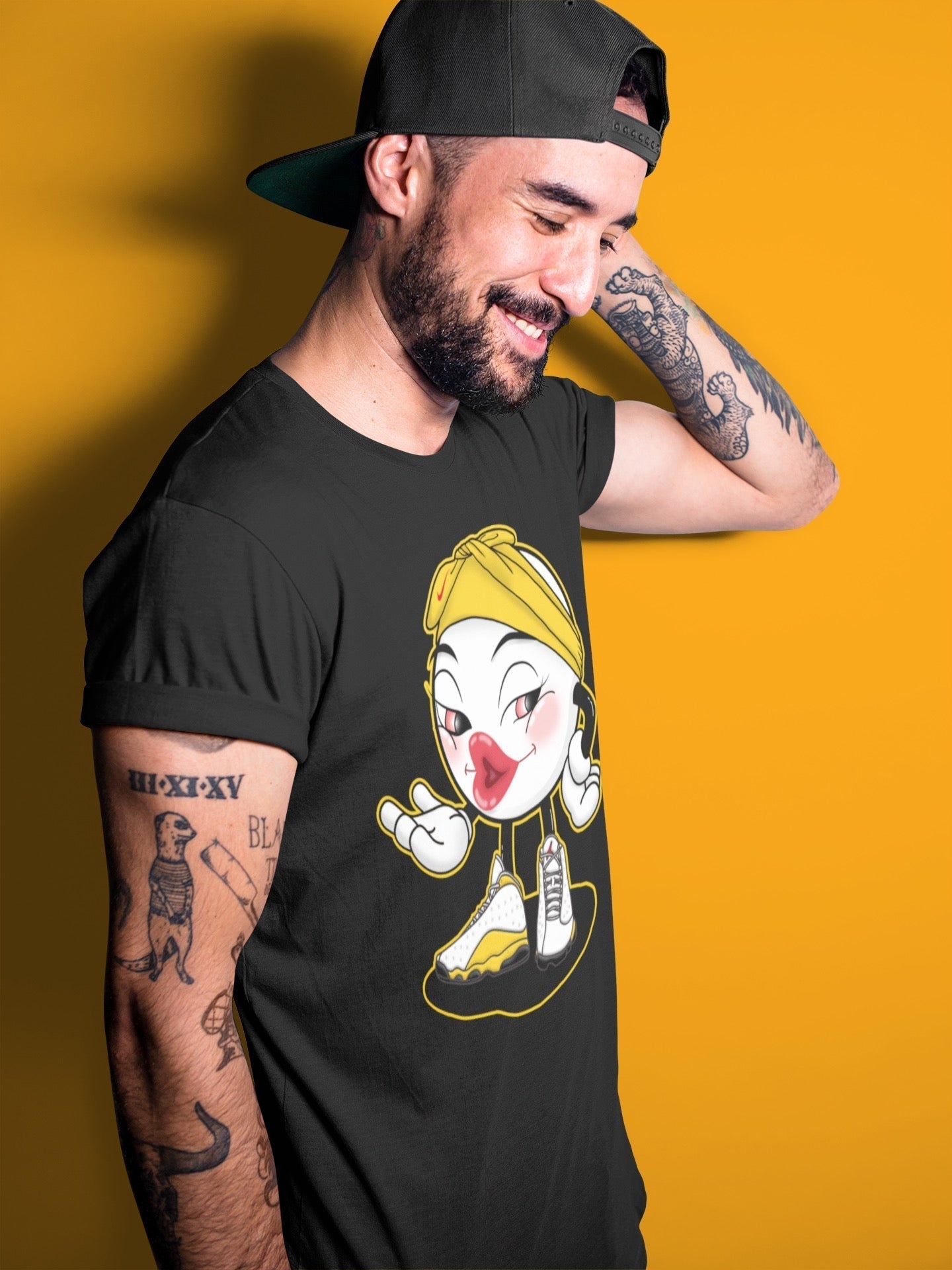 Jordan 13 Del Sol Shirt To Match Jordans Sexy Emoji Sneaker Tees Jordan 13 Del Sol Drip Gear Zone Sneaker Matching Clothing Unisex Shirts
