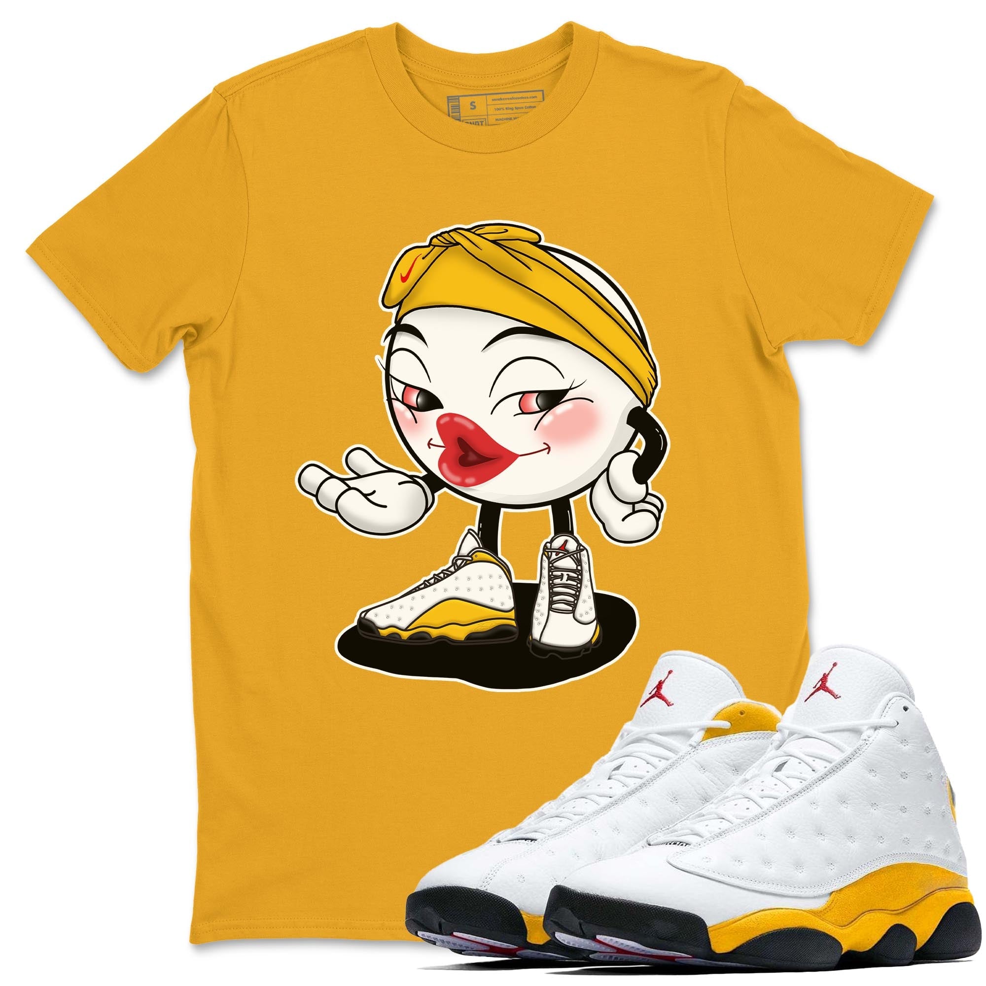 Jordan 13 Del Sol Shirt To Match Jordans Sexy Emoji Sneaker Tees Jordan 13 Del Sol Drip Gear Zone Sneaker Matching Clothing Unisex Shirts