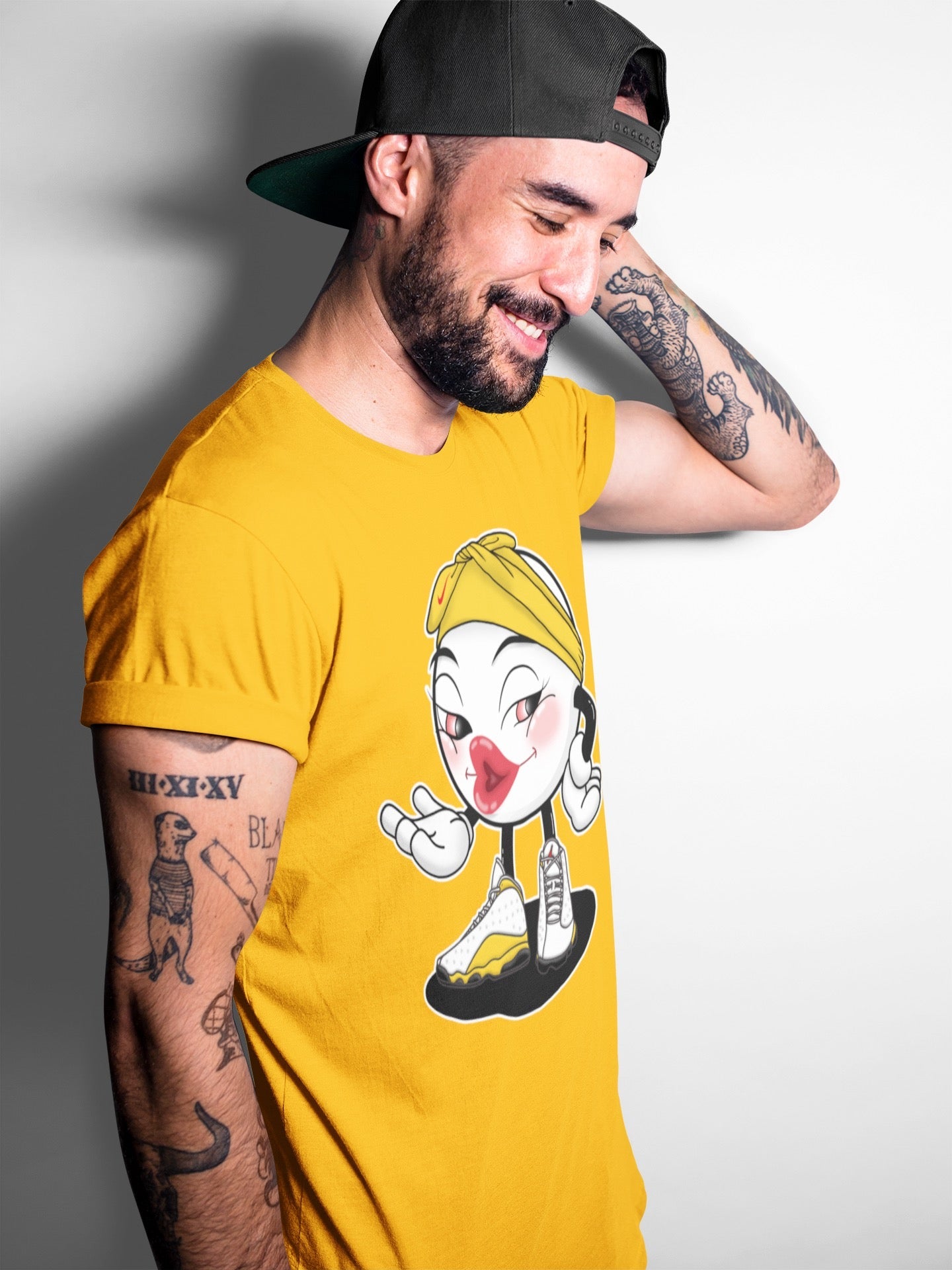 Jordan 13 Del Sol Shirt To Match Jordans Sexy Emoji Sneaker Tees Jordan 13 Del Sol Drip Gear Zone Sneaker Matching Clothing Unisex Shirts