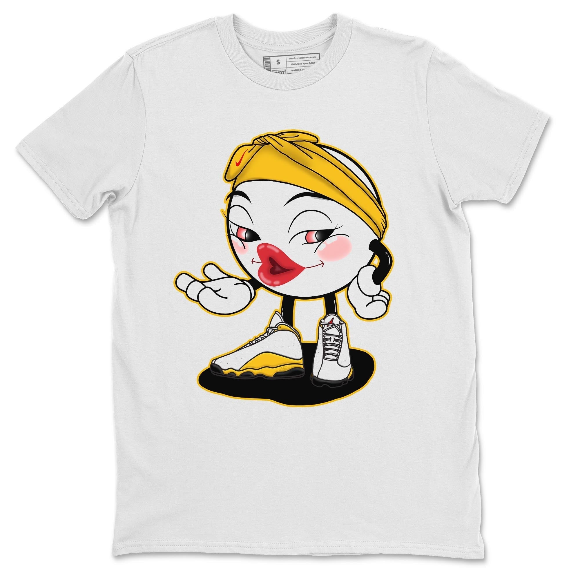 Jordan 13 Del Sol Shirt To Match Jordans Sexy Emoji Sneaker Tees Jordan 13 Del Sol Drip Gear Zone Sneaker Matching Clothing Unisex Shirts