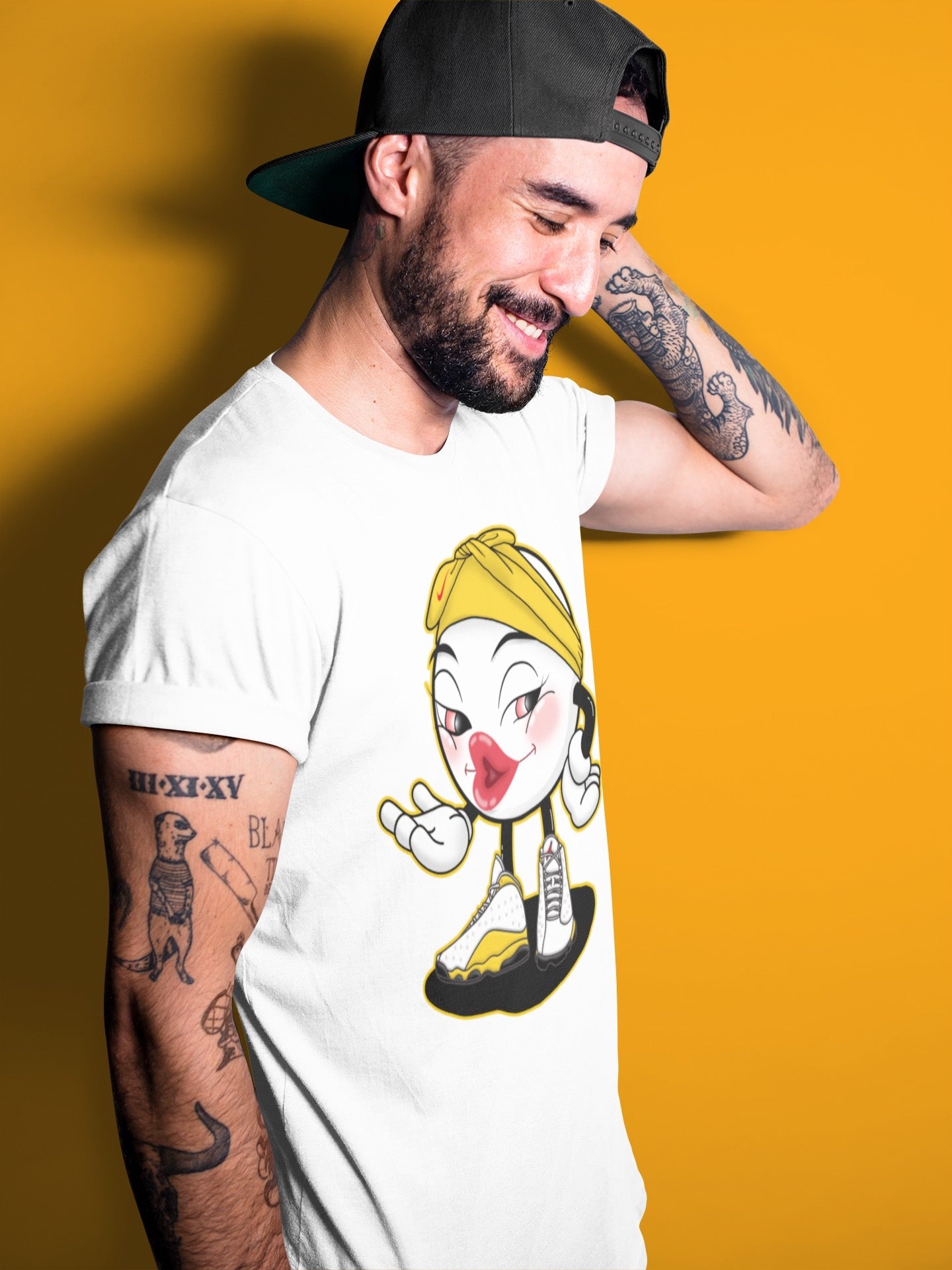 Jordan 13 Del Sol Shirt To Match Jordans Sexy Emoji Sneaker Tees Jordan 13 Del Sol Drip Gear Zone Sneaker Matching Clothing Unisex Shirts