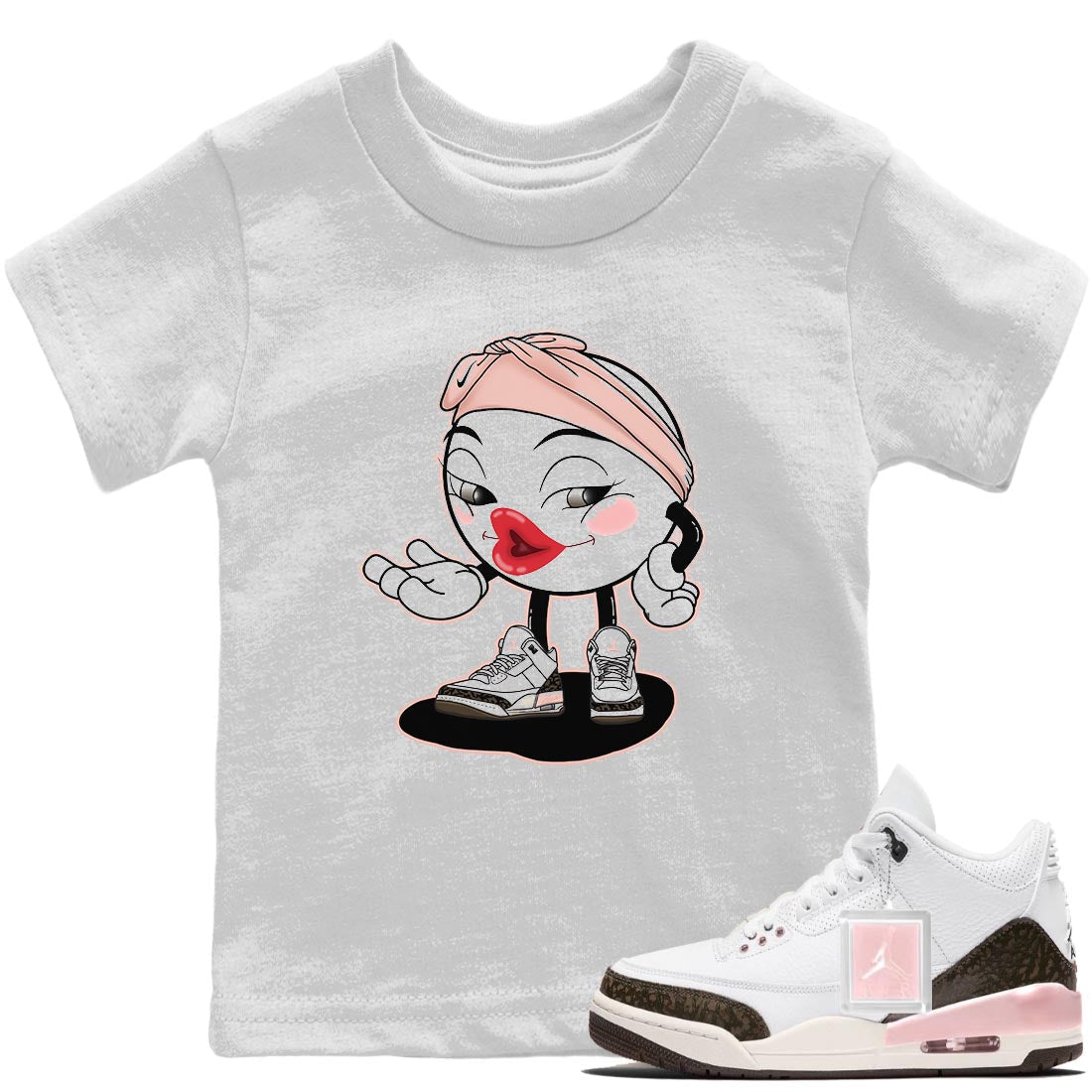 Jordan 3 Atmosphere Sneaker Matching T-Shirt Sexy Emoji Sneaker Tees Jordan 3 Atmosphere Sneaker Release Tees Kids Shirts