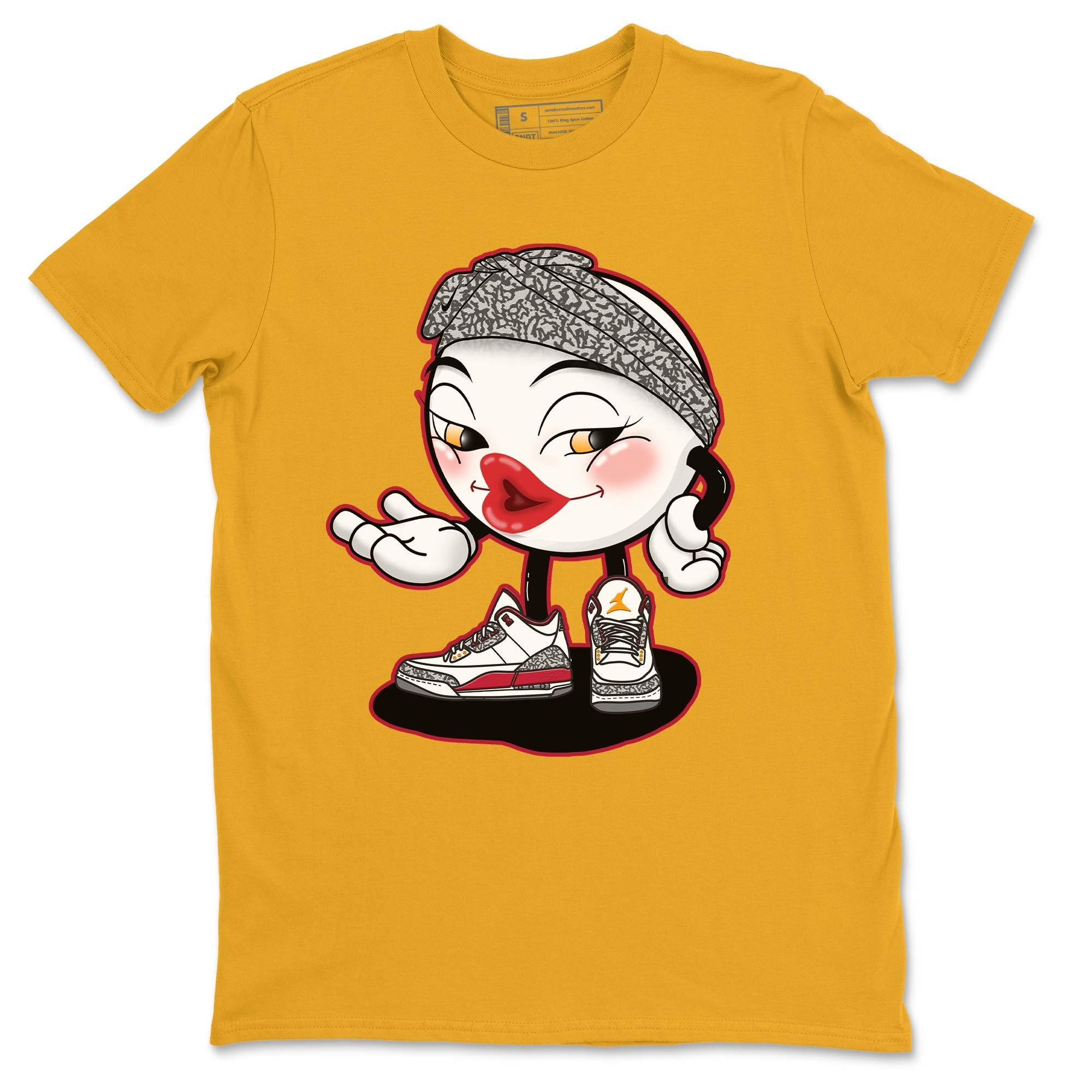 Jordan 3 Cardinal Shirt To Match Jordans Sexy Emoji Sneaker Tees Jordan 3 Cardinal Drip Gear Zone Sneaker Matching Clothing Unisex Shirts