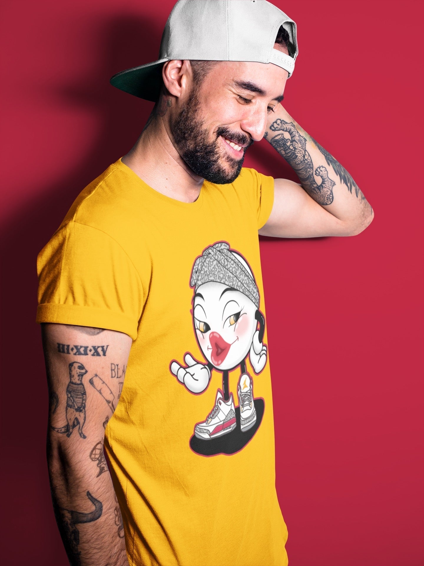 Jordan 3 Cardinal Shirt To Match Jordans Sexy Emoji Sneaker Tees Jordan 3 Cardinal Drip Gear Zone Sneaker Matching Clothing Unisex Shirts