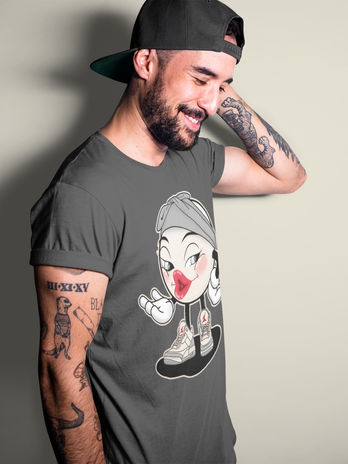 Jordan 3 Muslin Shirt To Match Jordans Sexy Emoji Sneaker Tees Jordan 3 Muslin Drip Gear Zone Sneaker Matching Clothing Unisex Shirts