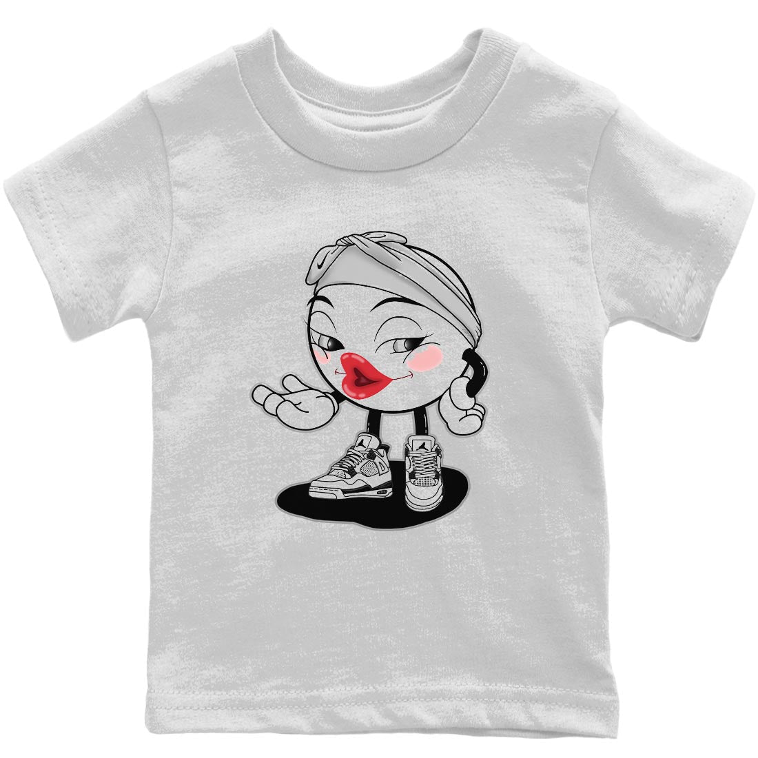 Jordan 4 Military Black Sneaker Matching T-Shirt Sexy Emoji Sneaker Tees Jordan 4 Military Black Sneaker Release Tees Kids Shirts