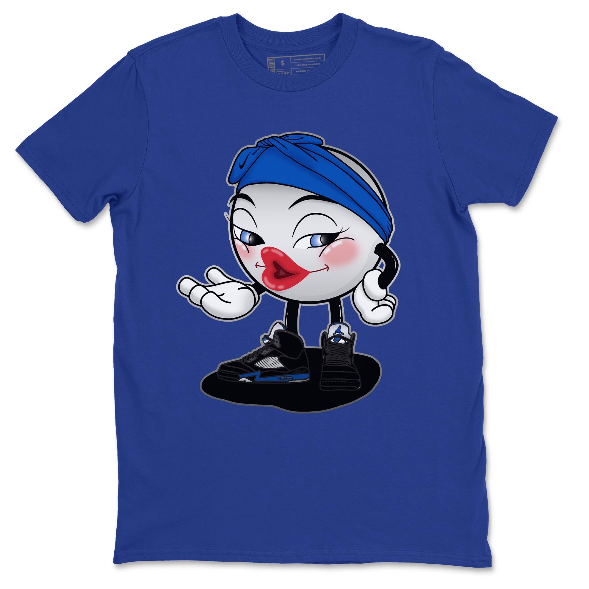 Jordan 5 Racer Blue Shirt To Match Jordans Sexy Emoji Sneaker Tees Jordan 5 Racer Blue Drip Gear Zone Sneaker Matching Clothing Unisex Shirts