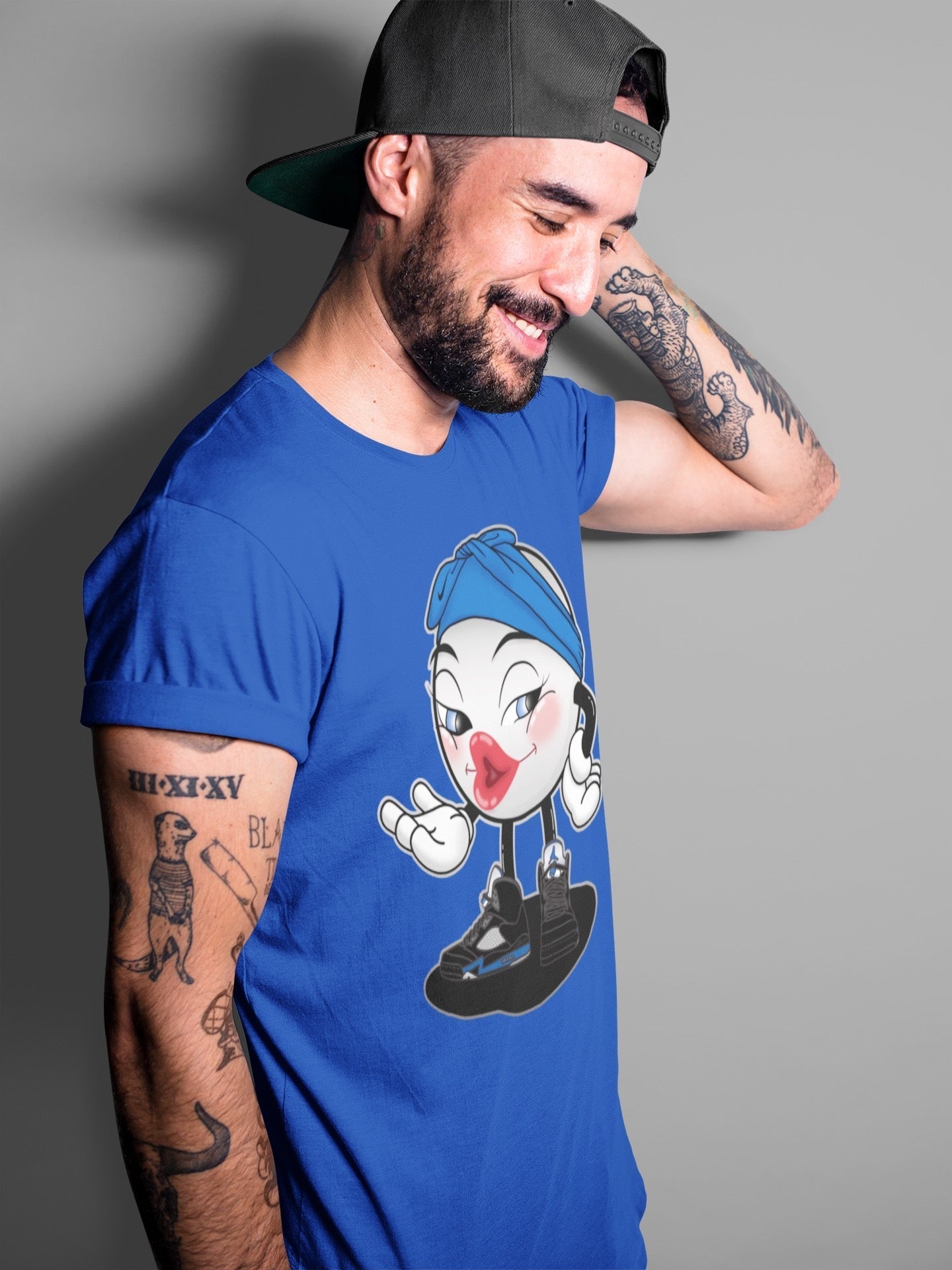 Jordan 5 Racer Blue Shirt To Match Jordans Sexy Emoji Sneaker Tees Jordan 5 Racer Blue Drip Gear Zone Sneaker Matching Clothing Unisex Shirts