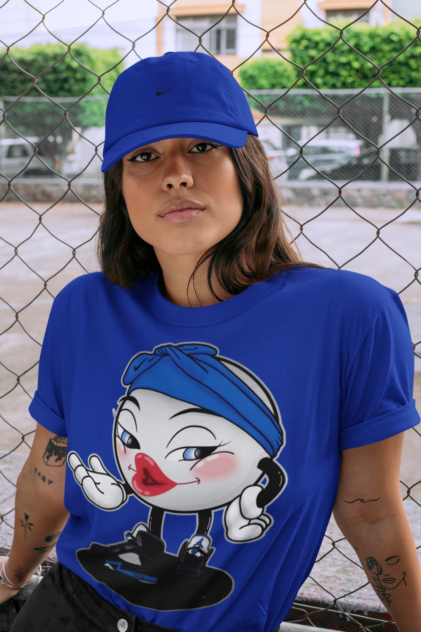 Jordan 5 Racer Blue Shirt To Match Jordans Sexy Emoji Sneaker Tees Jordan 5 Racer Blue Drip Gear Zone Sneaker Matching Clothing Unisex Shirts