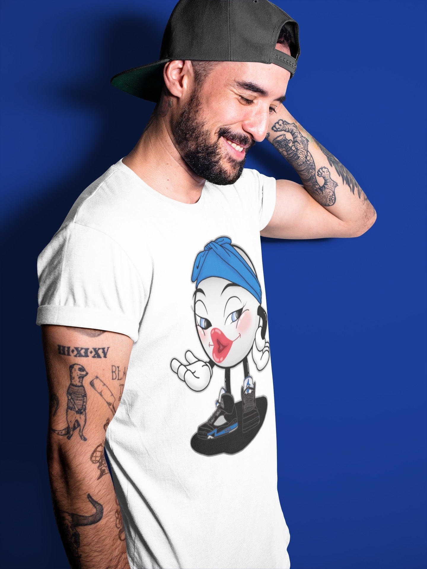 Jordan 5 Racer Blue Shirt To Match Jordans Sexy Emoji Sneaker Tees Jordan 5 Racer Blue Drip Gear Zone Sneaker Matching Clothing Unisex Shirts