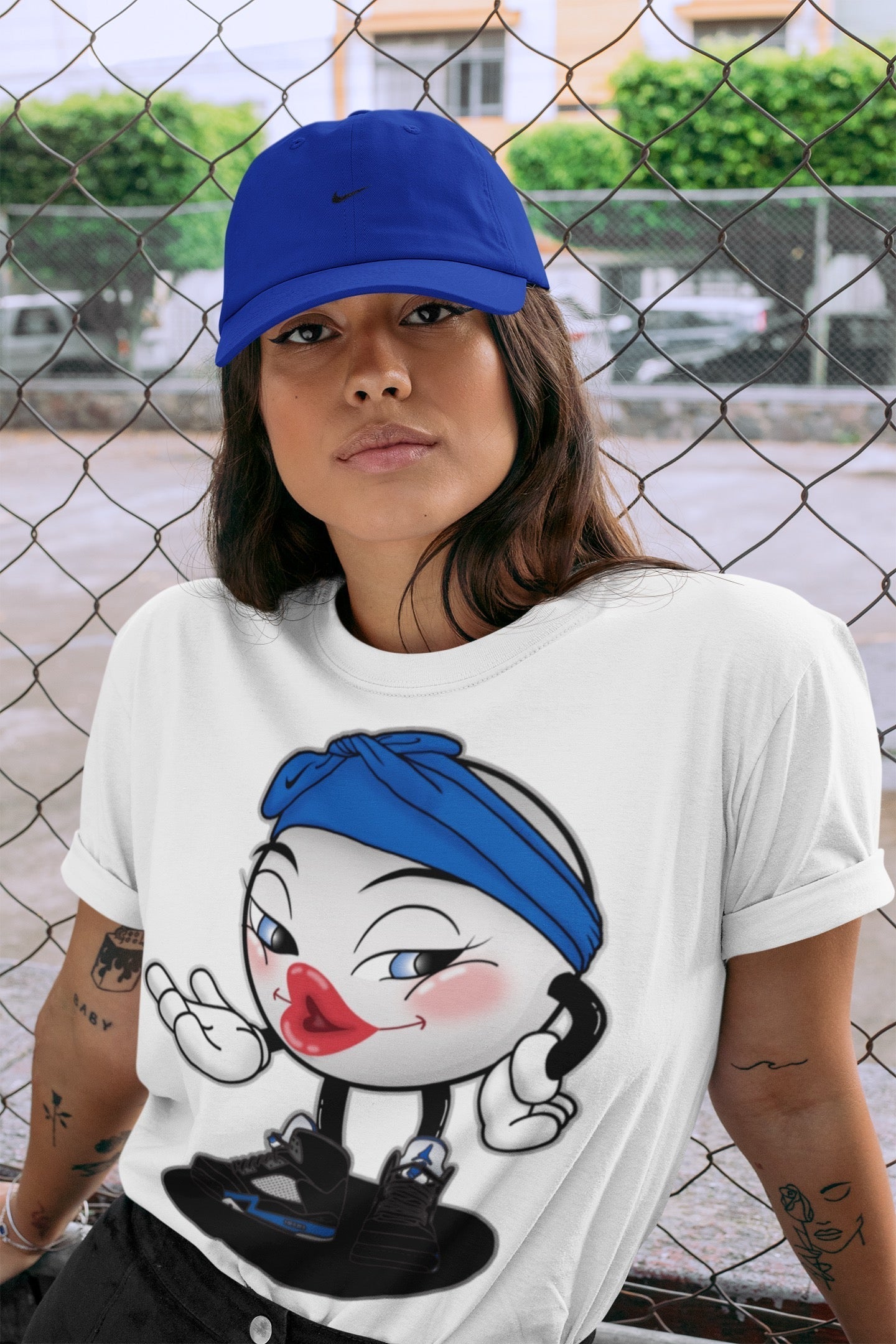 Jordan 5 Racer Blue Shirt To Match Jordans Sexy Emoji Sneaker Tees Jordan 5 Racer Blue Drip Gear Zone Sneaker Matching Clothing Unisex Shirts