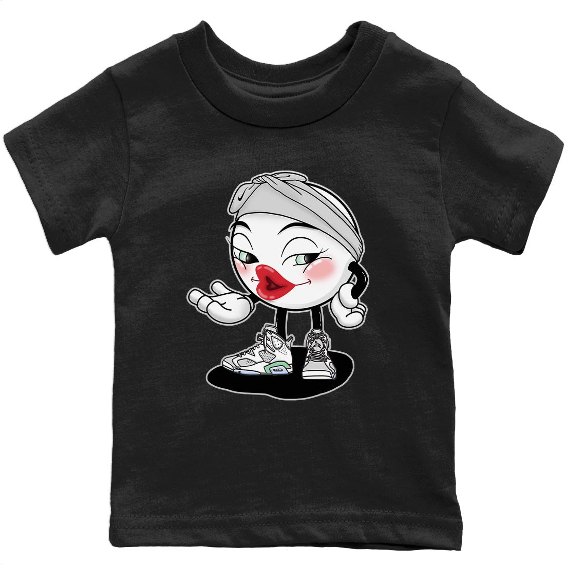 Jordan 6 Mint Foam Sneaker Matching T-Shirt Sexy Emoji Sneaker Tees Jordan 6 Mint Foam Sneaker Release Tees Kids Shirts