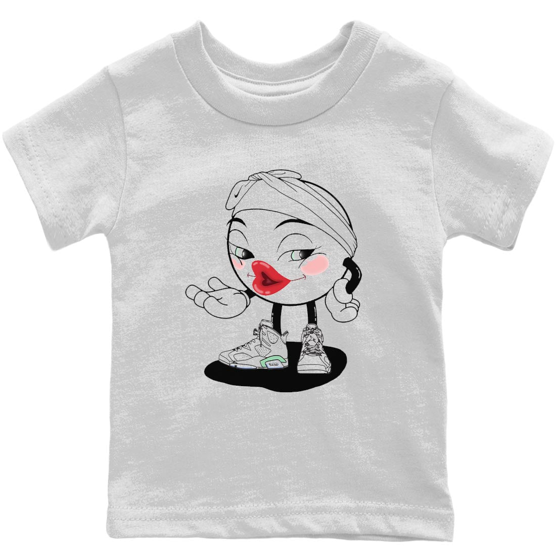 Jordan 6 Mint Foam Sneaker Matching T-Shirt Sexy Emoji Sneaker Tees Jordan 6 Mint Foam Sneaker Release Tees Kids Shirts