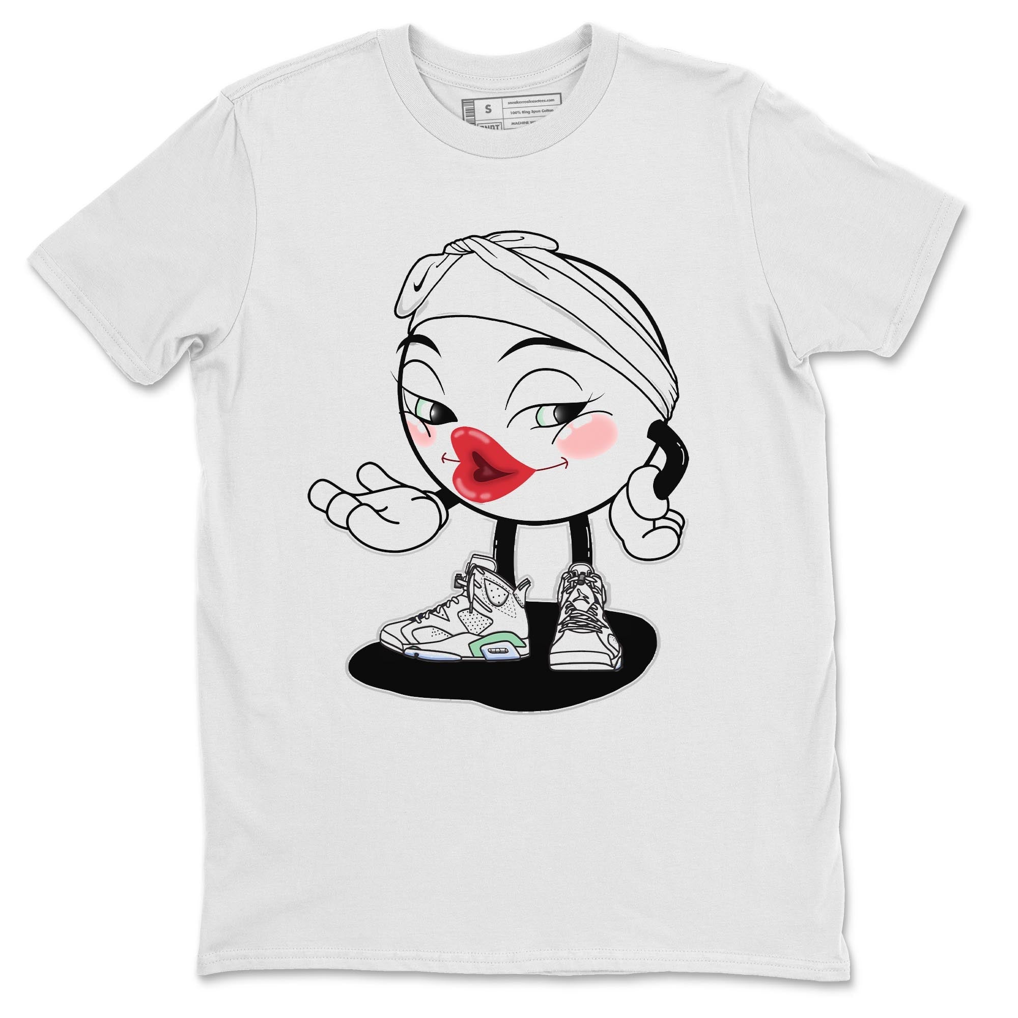 Jordan 6 Mint Foam Shirt To Match Jordans Sexy Emoji Sneaker Tees Jordan 6 Mint Foam Drip Gear Zone Sneaker Matching Clothing Unisex Shirts