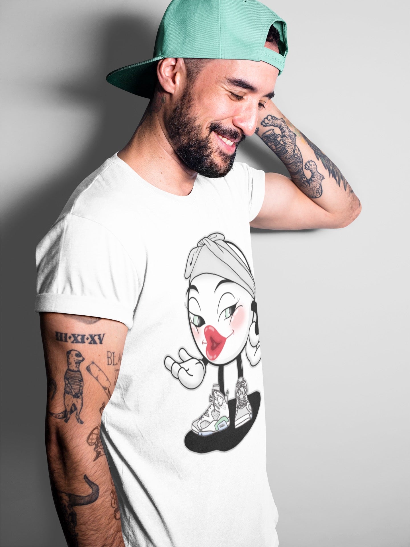 Jordan 6 Mint Foam Shirt To Match Jordans Sexy Emoji Sneaker Tees Jordan 6 Mint Foam Drip Gear Zone Sneaker Matching Clothing Unisex Shirts