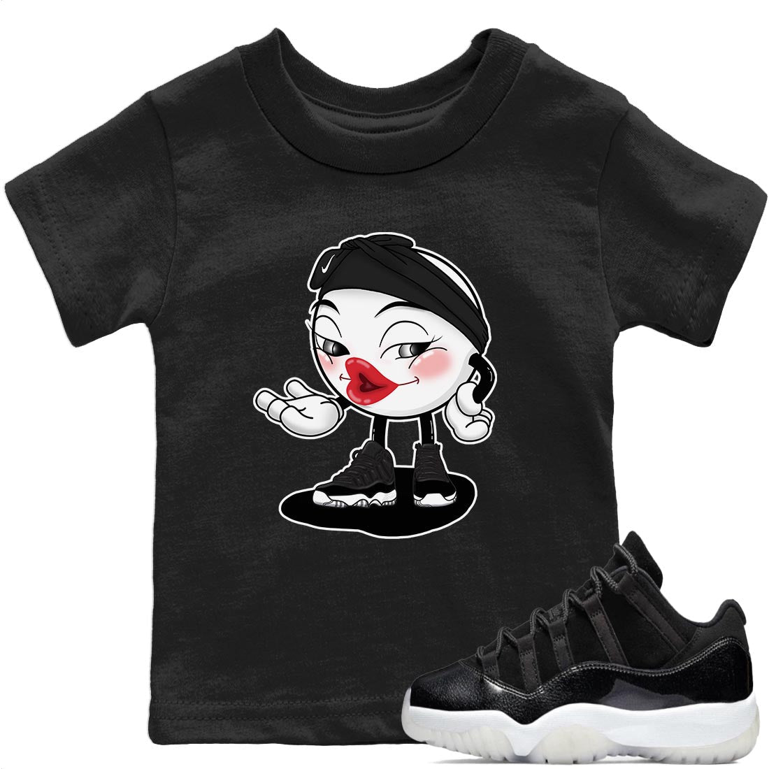 Jordan 11 72-10 Sneaker Matching T-Shirt Sexy Emoji Sneaker Tees Jordan 11 72-10 Sneaker Release Tees Kids Shirts
