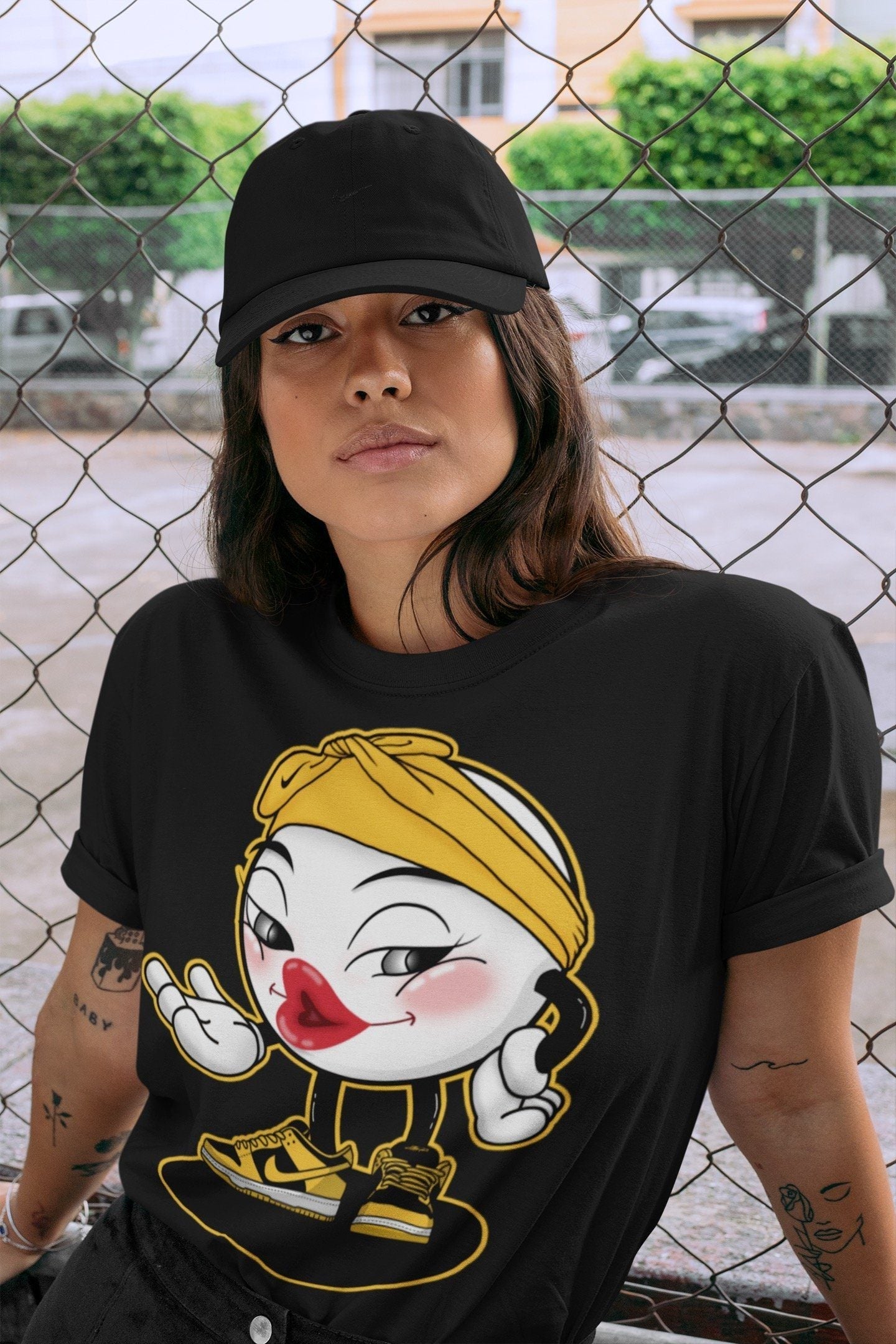 Dunk Championship Goldenrod Sneaker Match Tees Sexy Emoji Sneaker Tees Dunk Championship Goldenrod Jordan to match sneaker T-Shirt Crew Neck Shirts