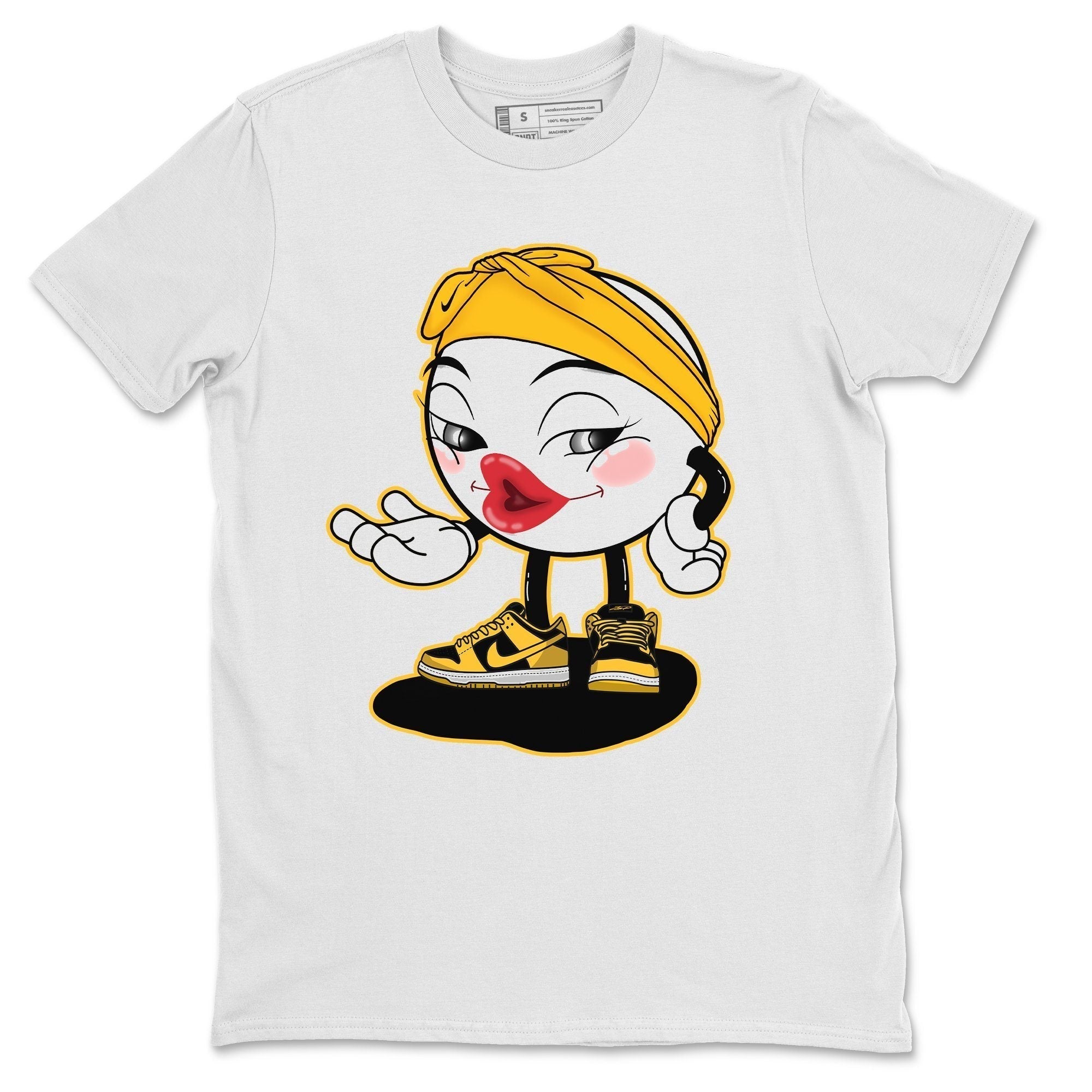 Dunk Championship Goldenrod Sneaker Match Tees Sexy Emoji Sneaker Tees Dunk Championship Goldenrod Jordan to match sneaker T-Shirt Crew Neck Shirts