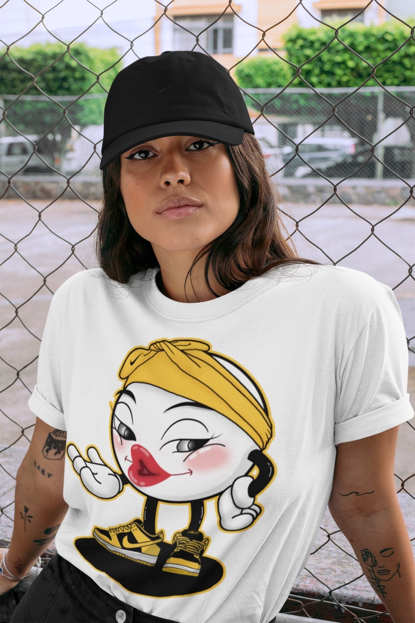 Dunk Championship Goldenrod Sneaker Match Tees Sexy Emoji Sneaker Tees Dunk Championship Goldenrod Jordan to match sneaker T-Shirt Crew Neck Shirts