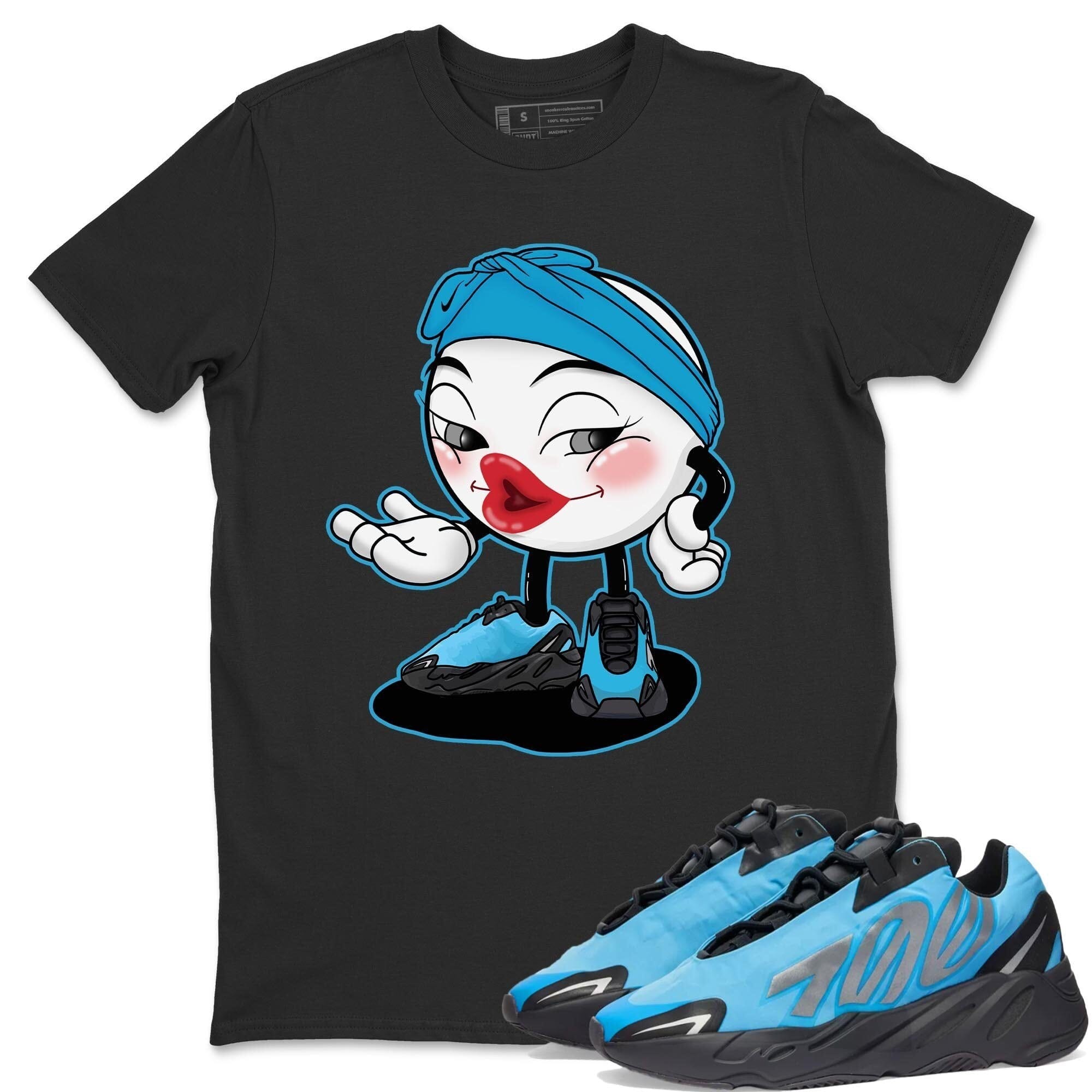Yeezy 700 Bright Cyan Shirt To Match Jordans Sexy Emoji Sneaker Tees Yeezy 700 Bright Cyan Drip Gear Zone Sneaker Matching Clothing Unisex Shirts