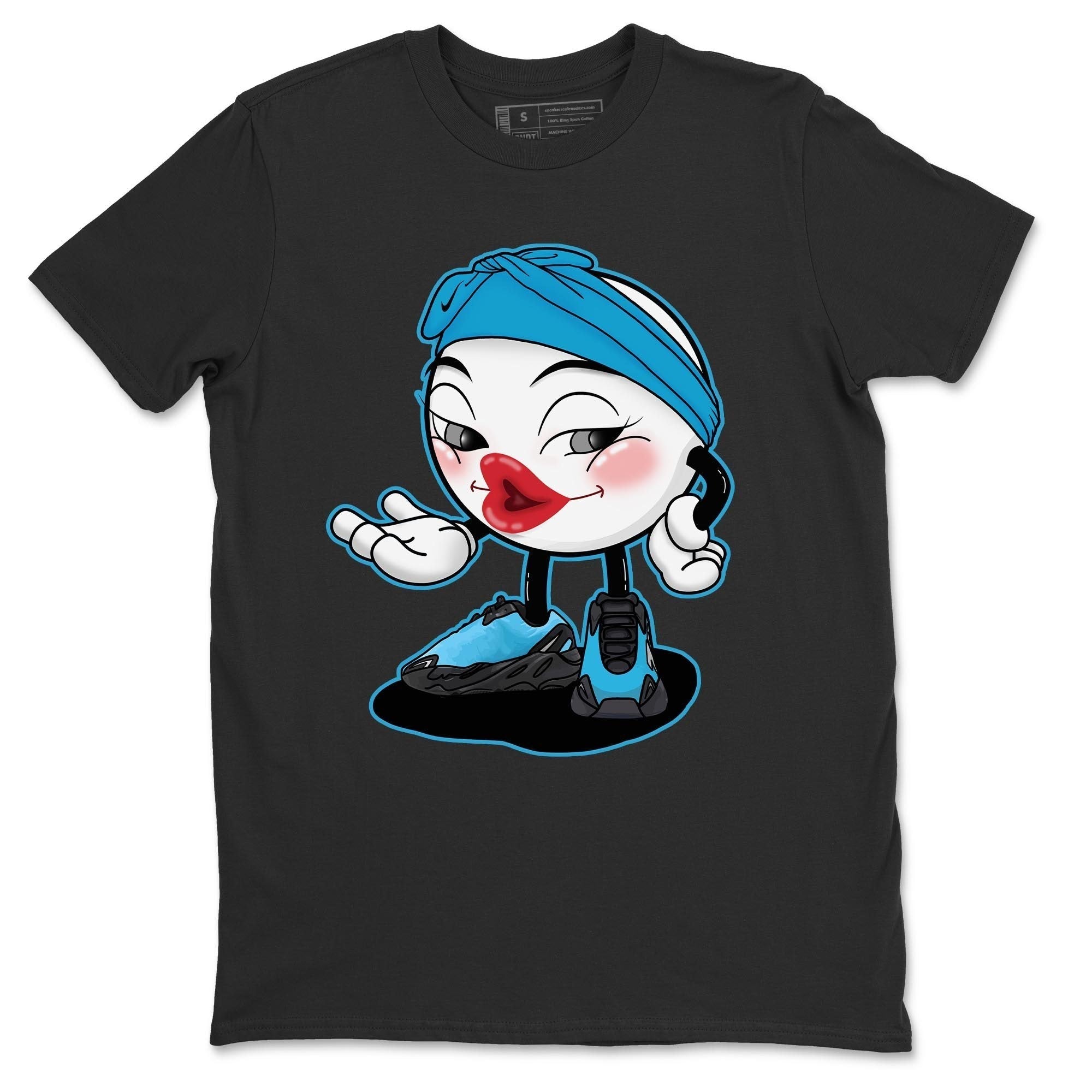 Yeezy 700 Bright Cyan Shirt To Match Jordans Sexy Emoji Sneaker Tees Yeezy 700 Bright Cyan Drip Gear Zone Sneaker Matching Clothing Unisex Shirts