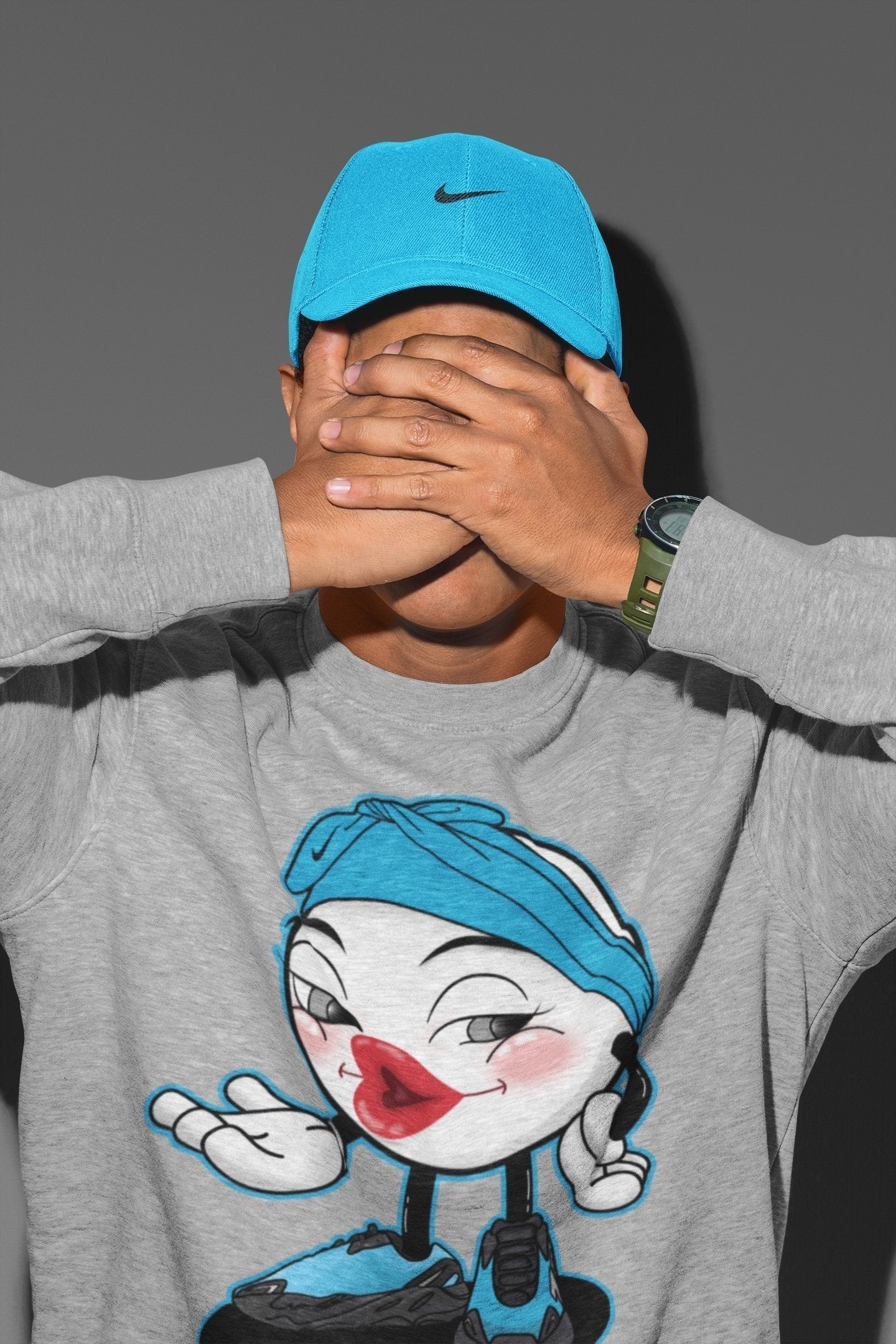 Yeezy 700 Bright Cyan Shirt To Match Jordans Sexy Emoji Sneaker Tees Yeezy 700 Bright Cyan Drip Gear Zone Sneaker Matching Clothing Unisex Shirts